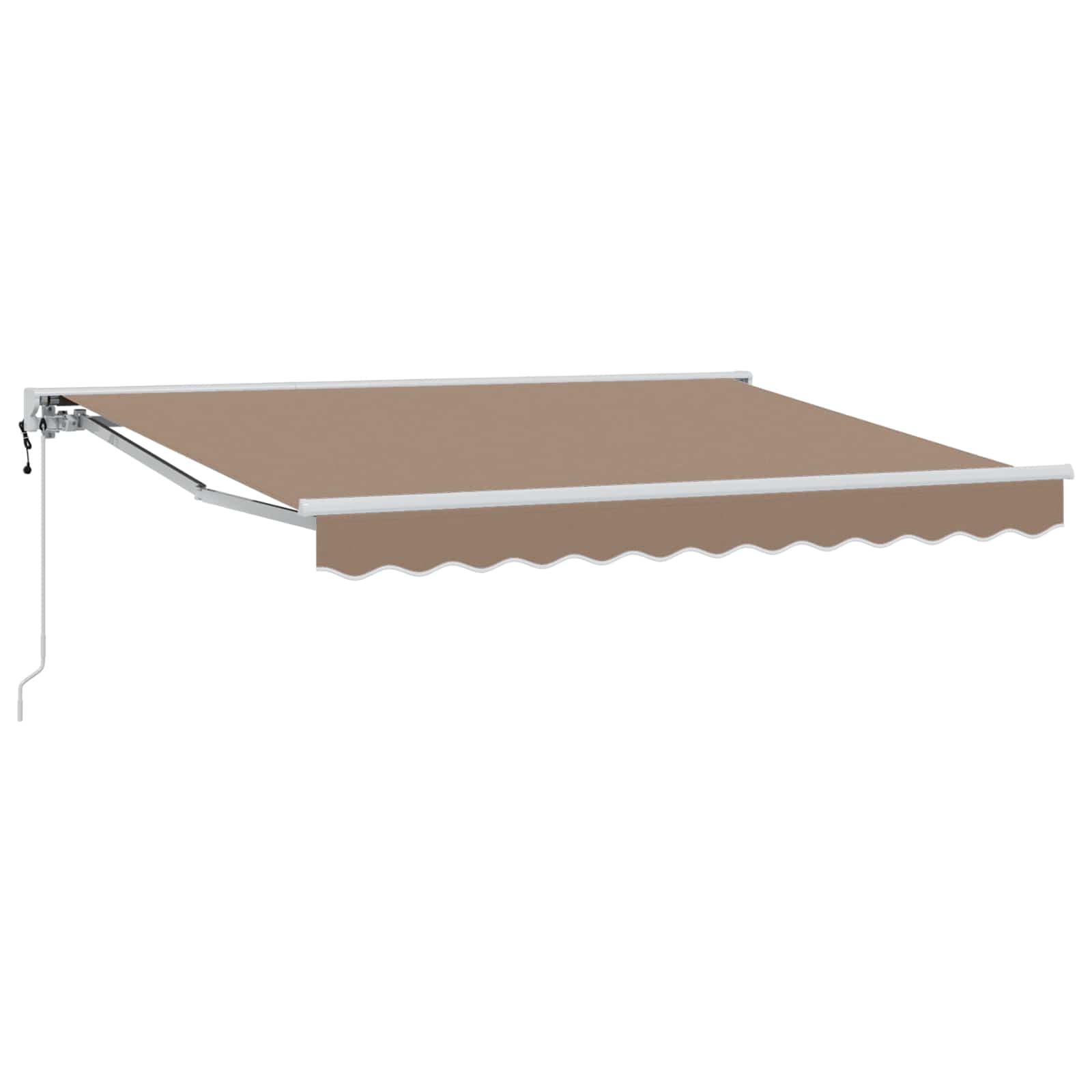 Maison Exclusive - Einziehbare Markise Taupe 3,5 X 2 M Polyester