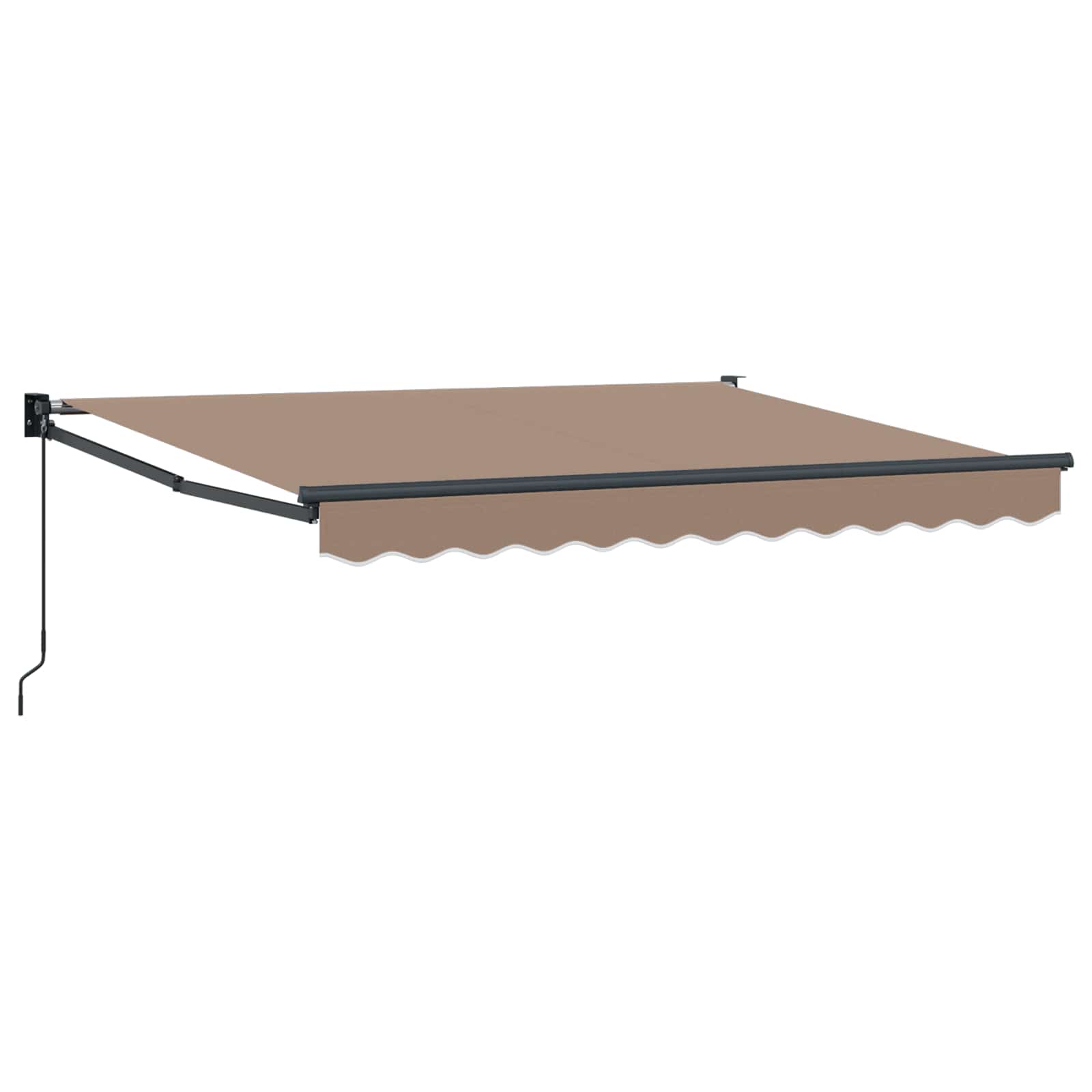 Maison Exclusive - Ausziehbare Markise Taupe 4,5 × 3 M
