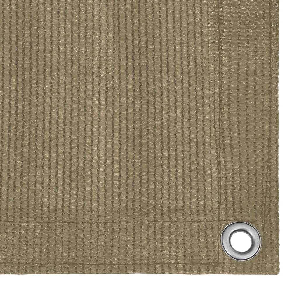 Maison Exclusive - Balkon-sichtschutz Taupe 75x500 Cm Hdpe