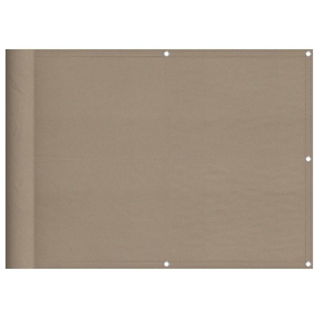 Maison Exclusive - Balkon-sichtschutz Taupe 75x800 Cm 100 % Polye