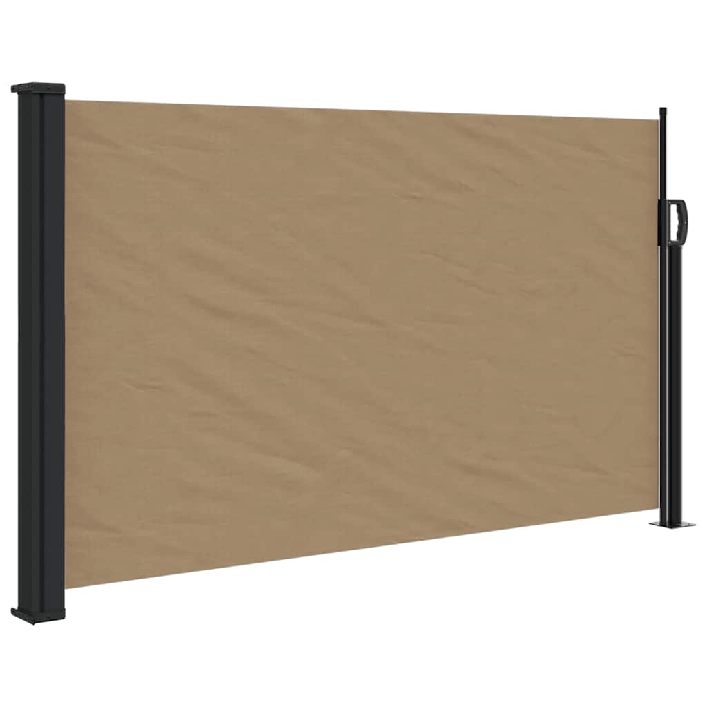 Maison Exclusive - Seitenmarkise Ausziehbar Taupe 117x300 Cm