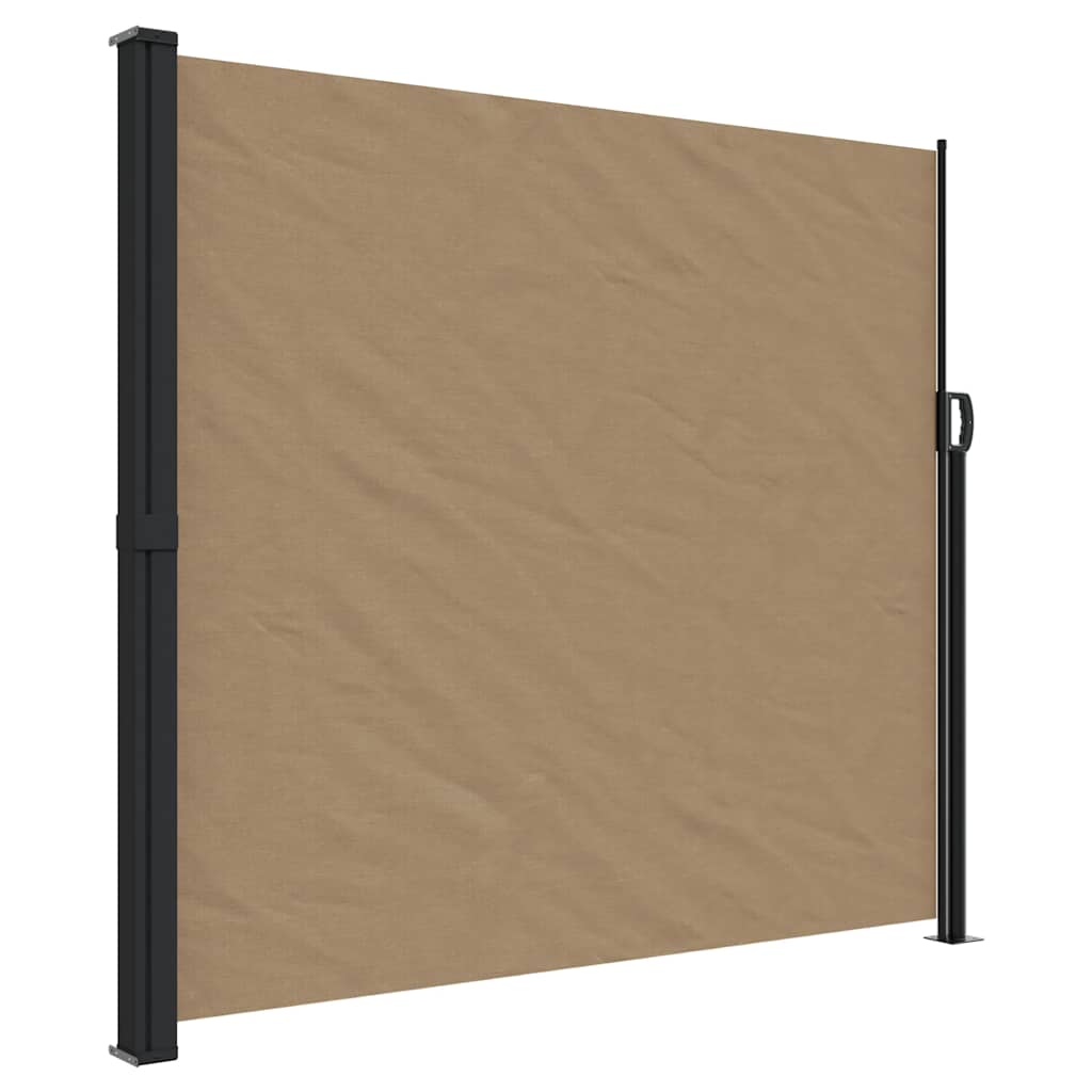 Maison Exclusive - Seitenmarkise Ausziehbar Taupe 180x300 Cm