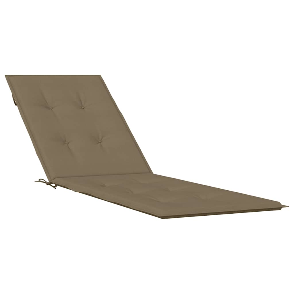 Maison Exclusive - Liegestuhl-auflage Melange Taupe (75+105) X 50