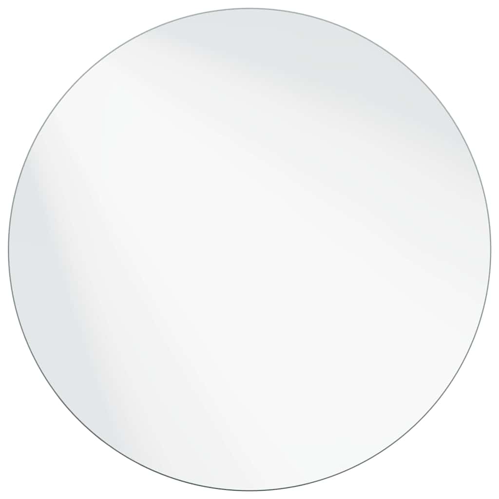 Maison Exclusive - Wandspiegel Rund Ø 40 Cm Gehärtetes Glas
