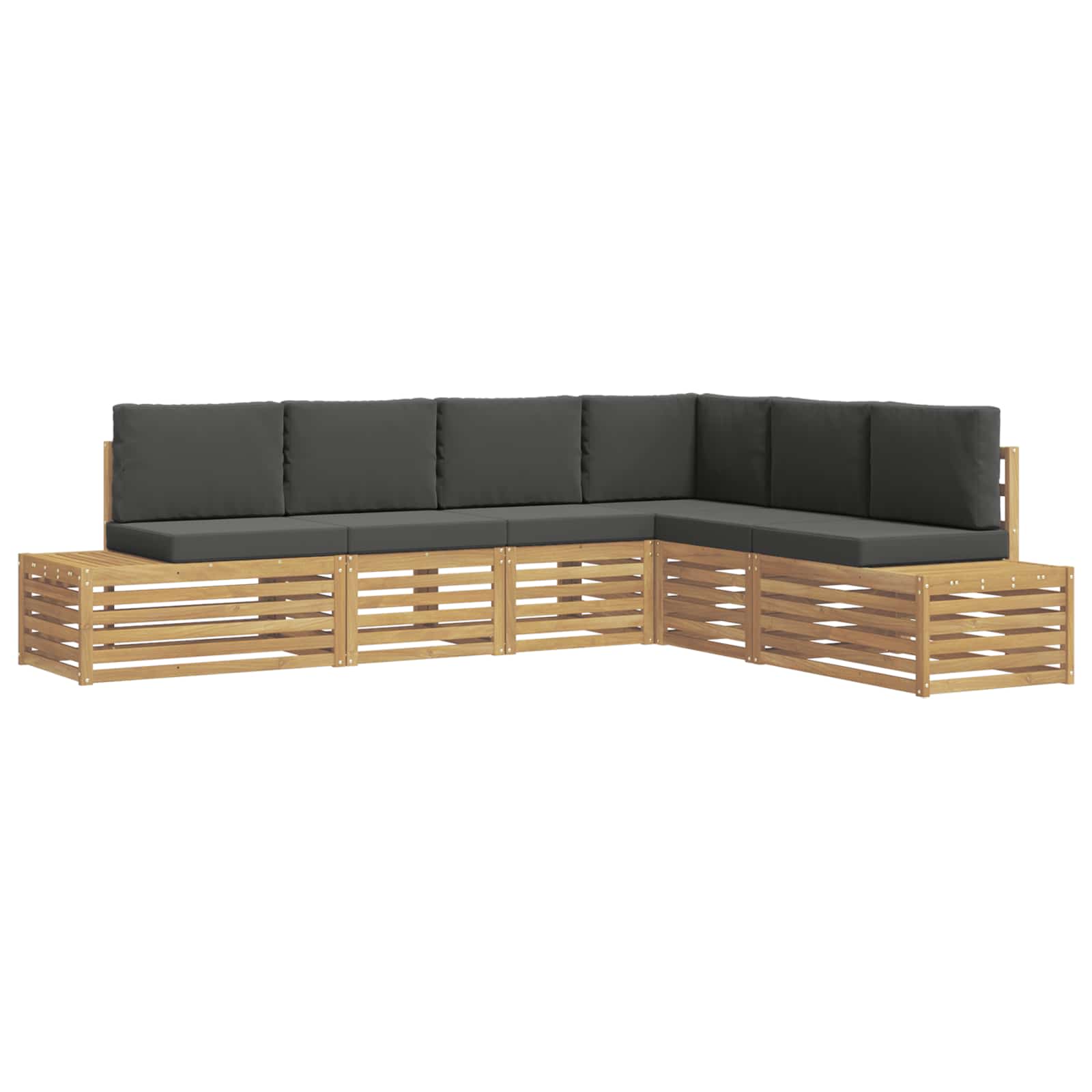 Maison Exclusive - Outdoor-sofagarnitur Mit Kissen 6 Stück Weiß U