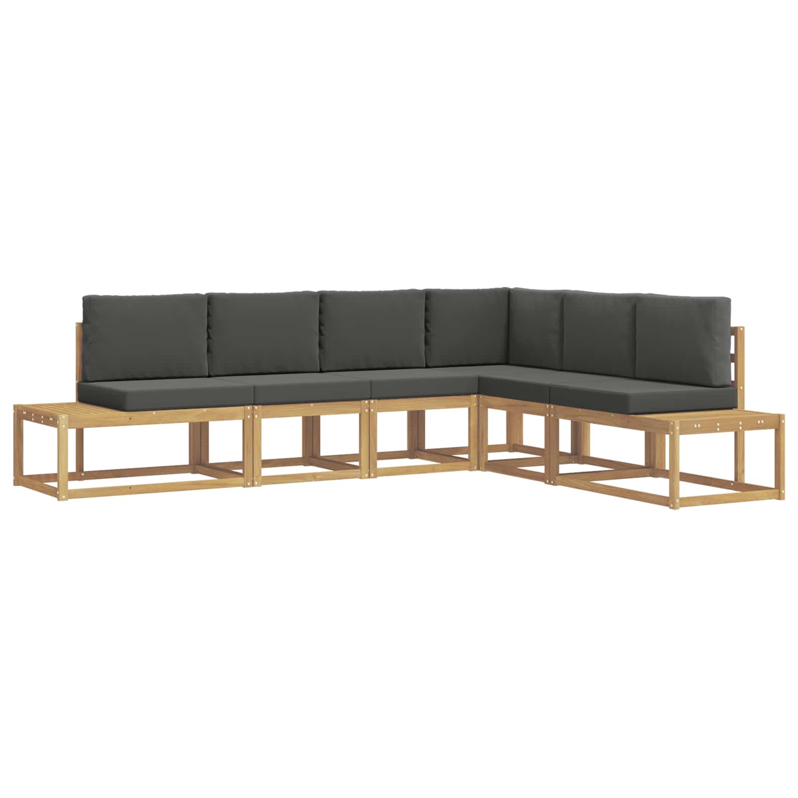 Maison Exclusive - Outdoor-sofagarnitur 4 Stück Weiß Und Anthrazi