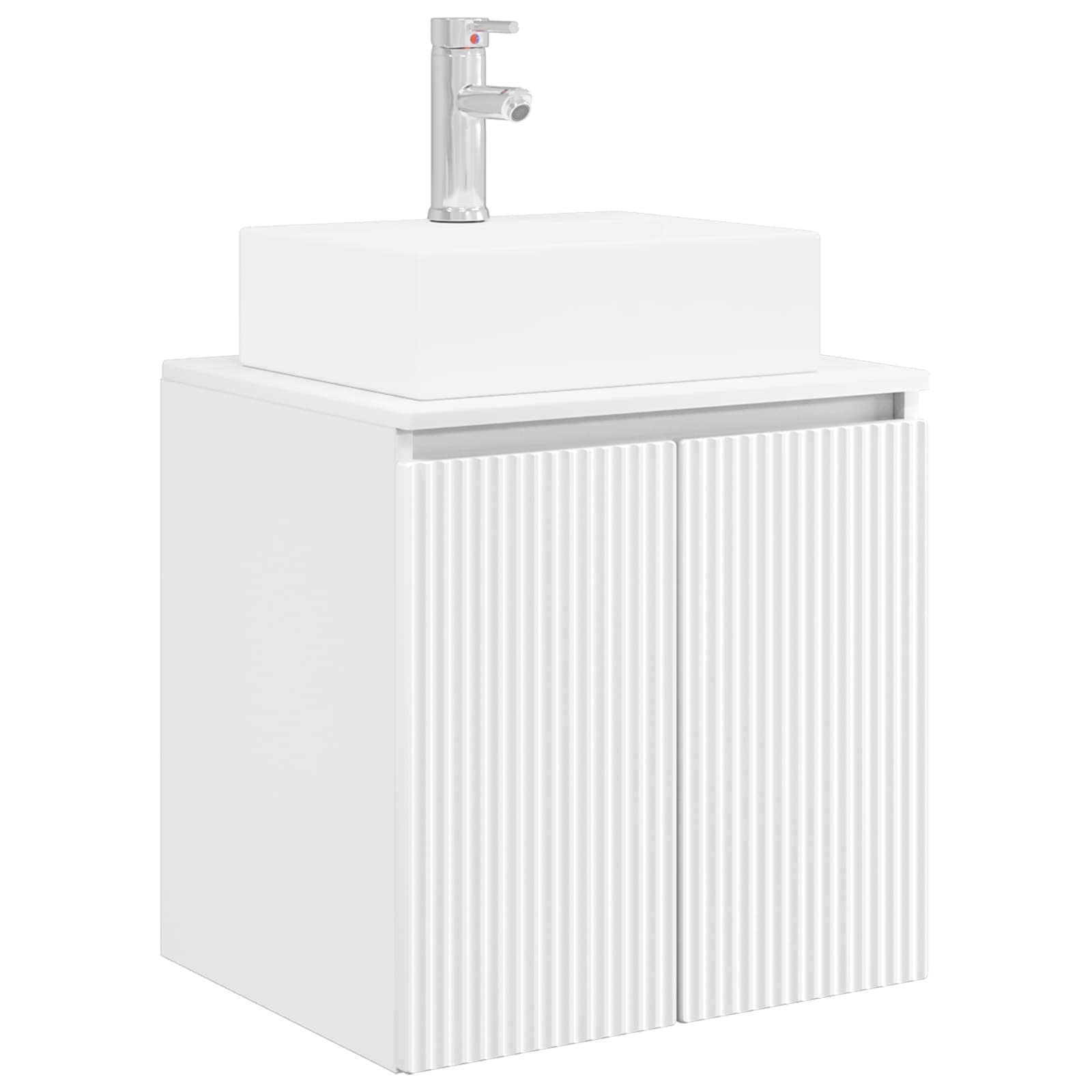 Maison Exclusive - Wandmontierte Waschtisch Weiß 49,5 X 41 X 62,5