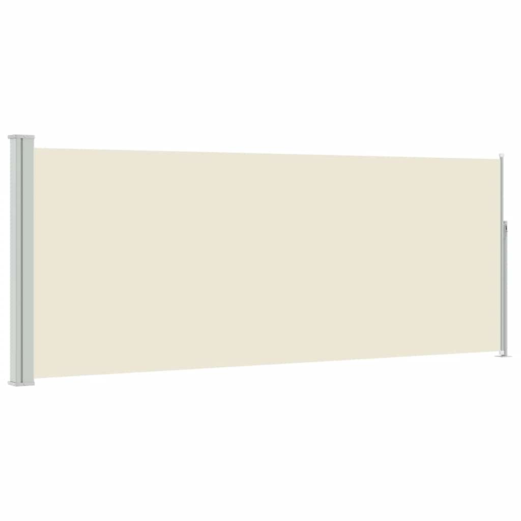 Maison Exclusive - Ausziehbare Seitenmarkise 117×314 Cm Creme