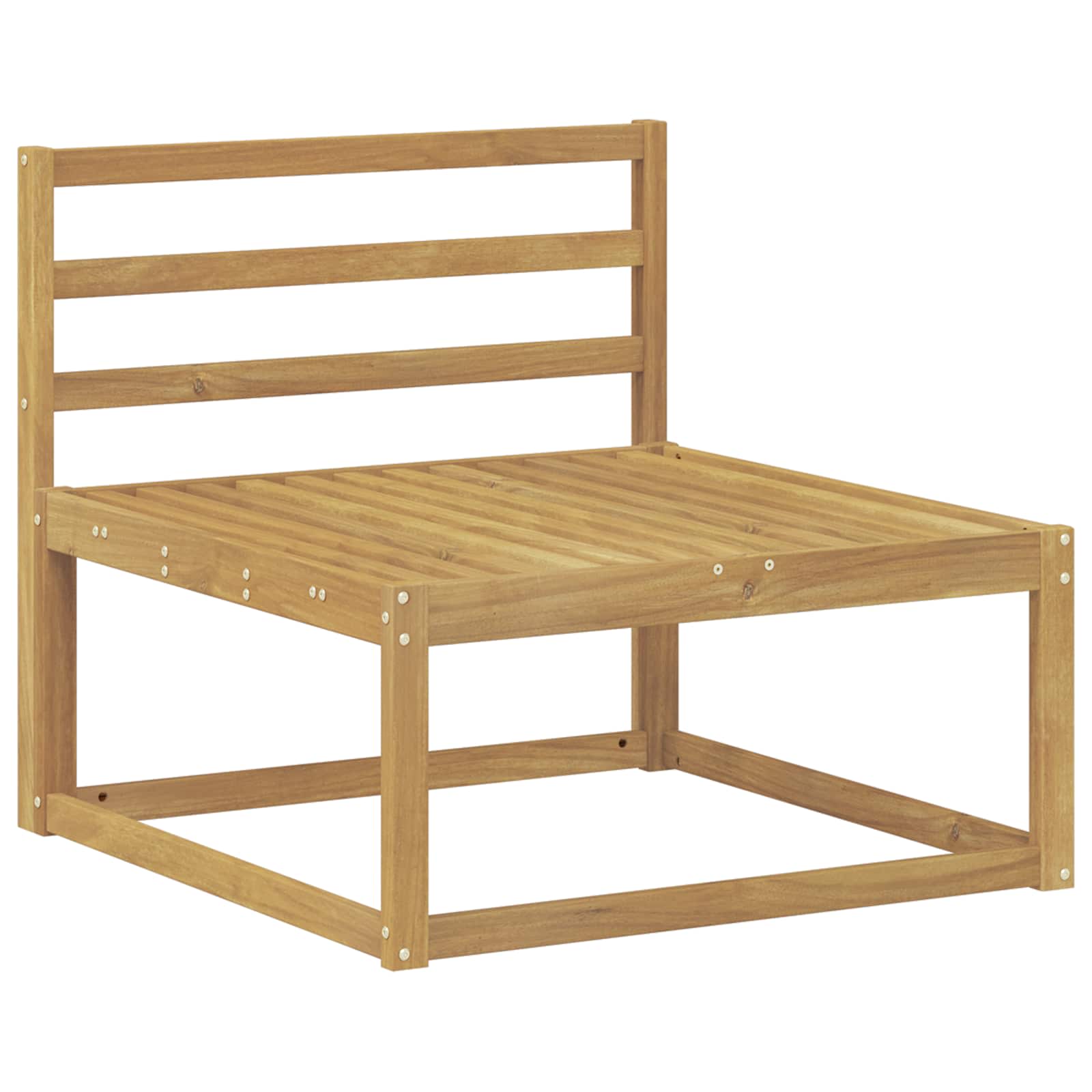 Maison Exclusive - Outdoor Mittelsofa Weiß 79 X 83 X 73 Cm