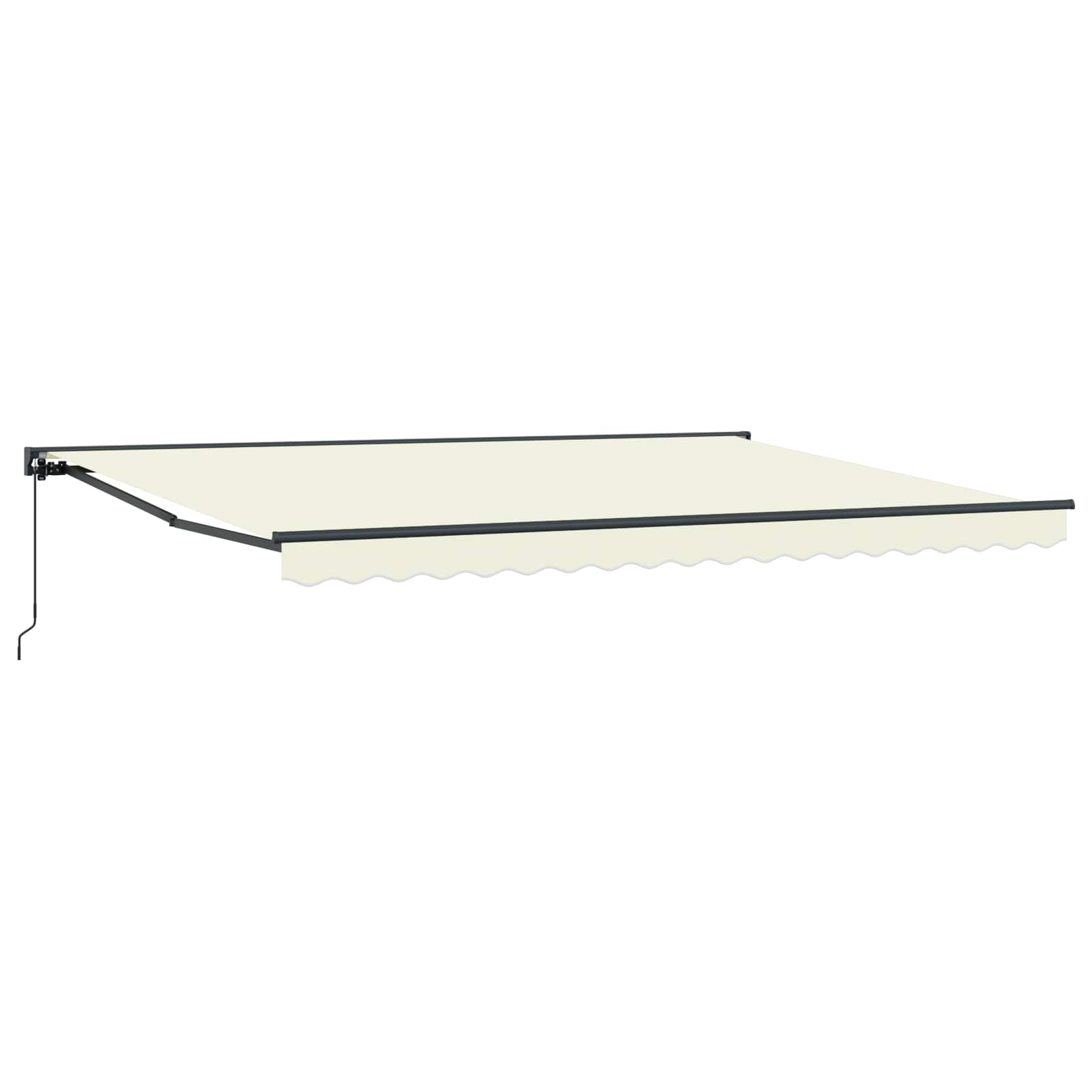 Maison Exclusive - Manuell Einziehbare Markise Creme 4,5 X 3,5 M