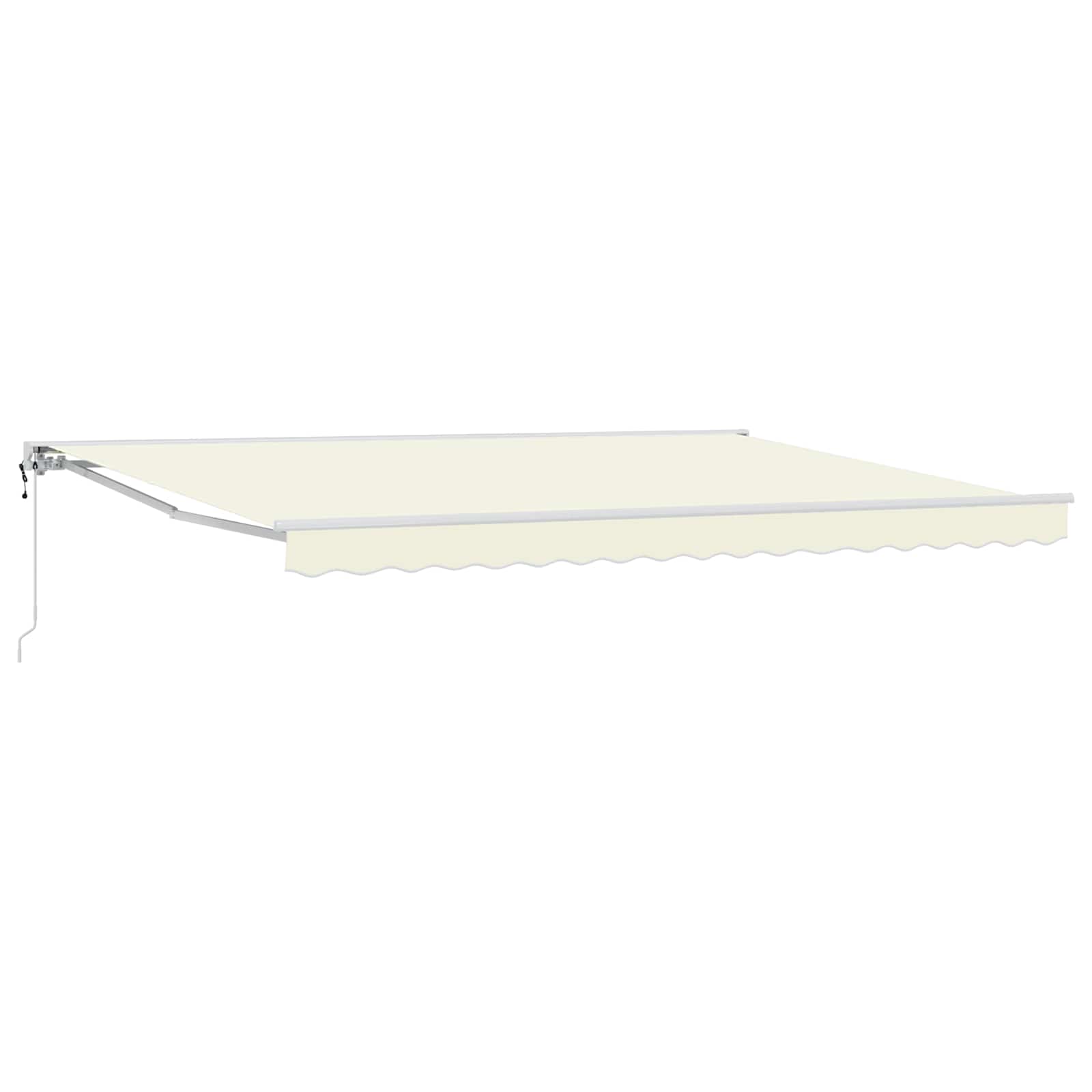 Maison Exclusive - Elektrische Ausziehbare Markise Creme 4 × 3,5