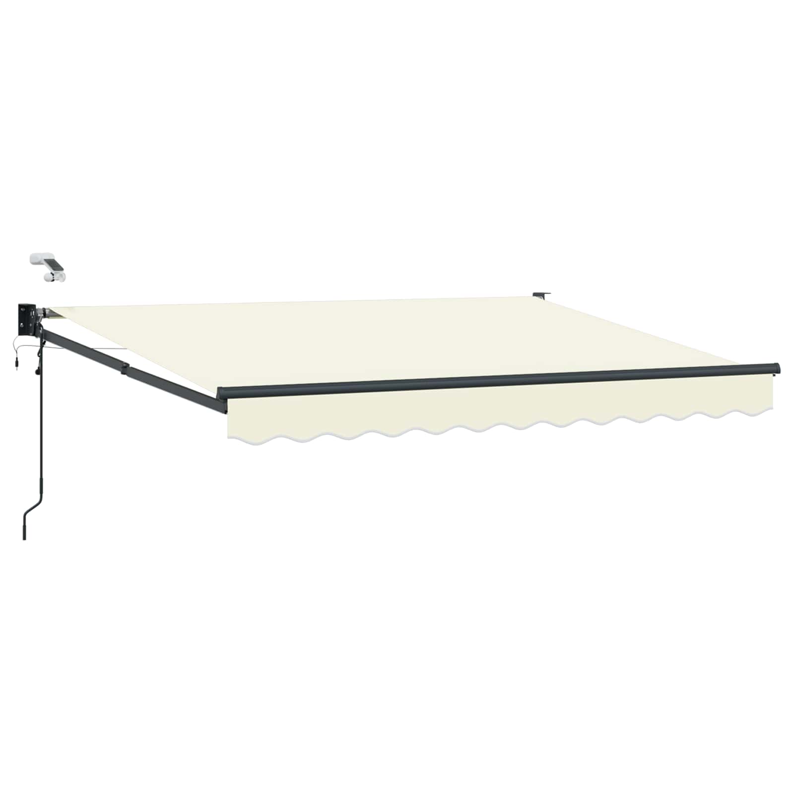 Maison Exclusive - Elektrische Ausziehbare Markise Creme 2,5 X 2