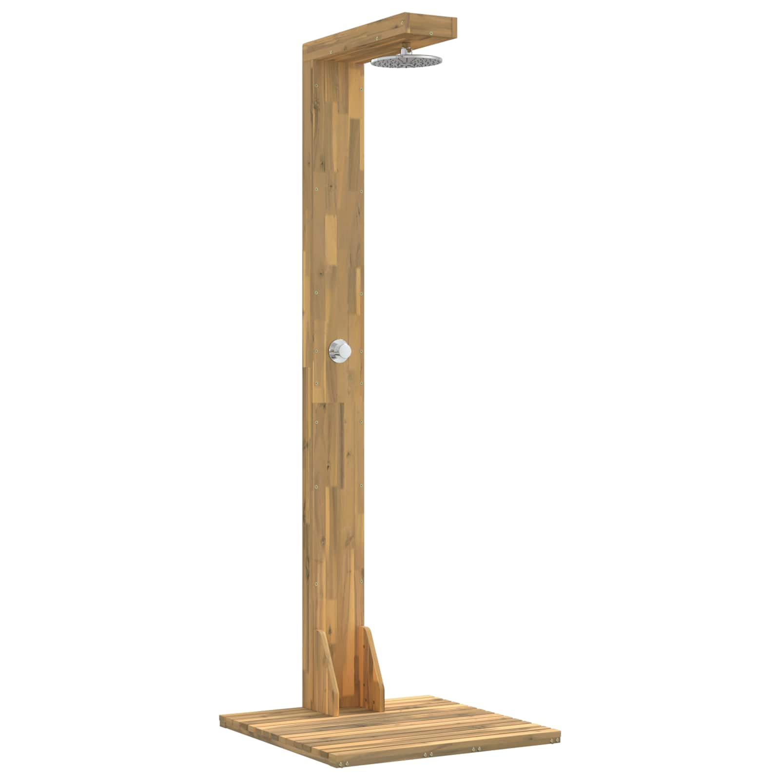 Maison Exclusive - Gartendusche 210,5 Cm Massives Akazienholz Und
