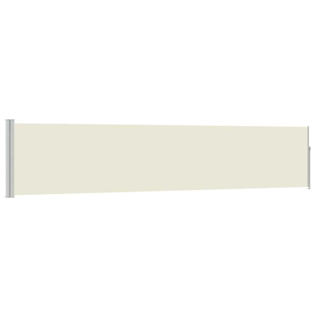 Maison Exclusive - Ausziehbare Seitenmarkise 100×514 Cm Creme
