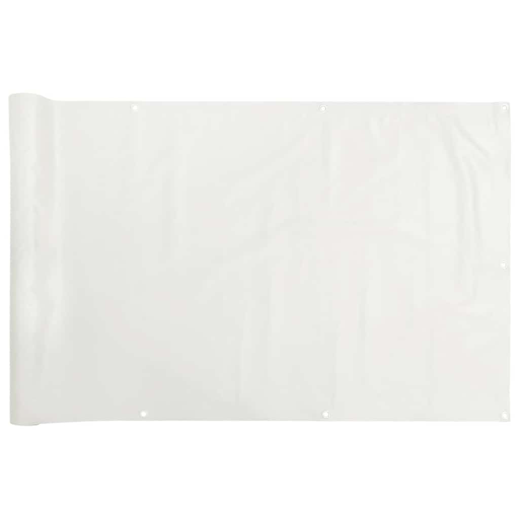 Maison Exclusive - Balkon-sichtschutz Weiß 700x120 Cm Pvc
