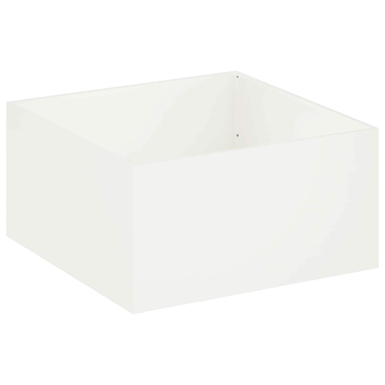 Maison Exclusive - Garten-pflanzgefäß Weiß 80 X 80 X 40 Cm Kaltge