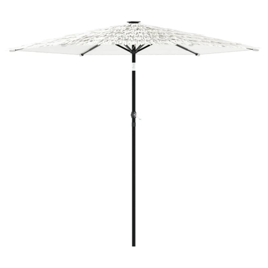 Maison Exclusive - Sonnenschirm Mit Stahlmast Weiß 223x223x213 Cm
