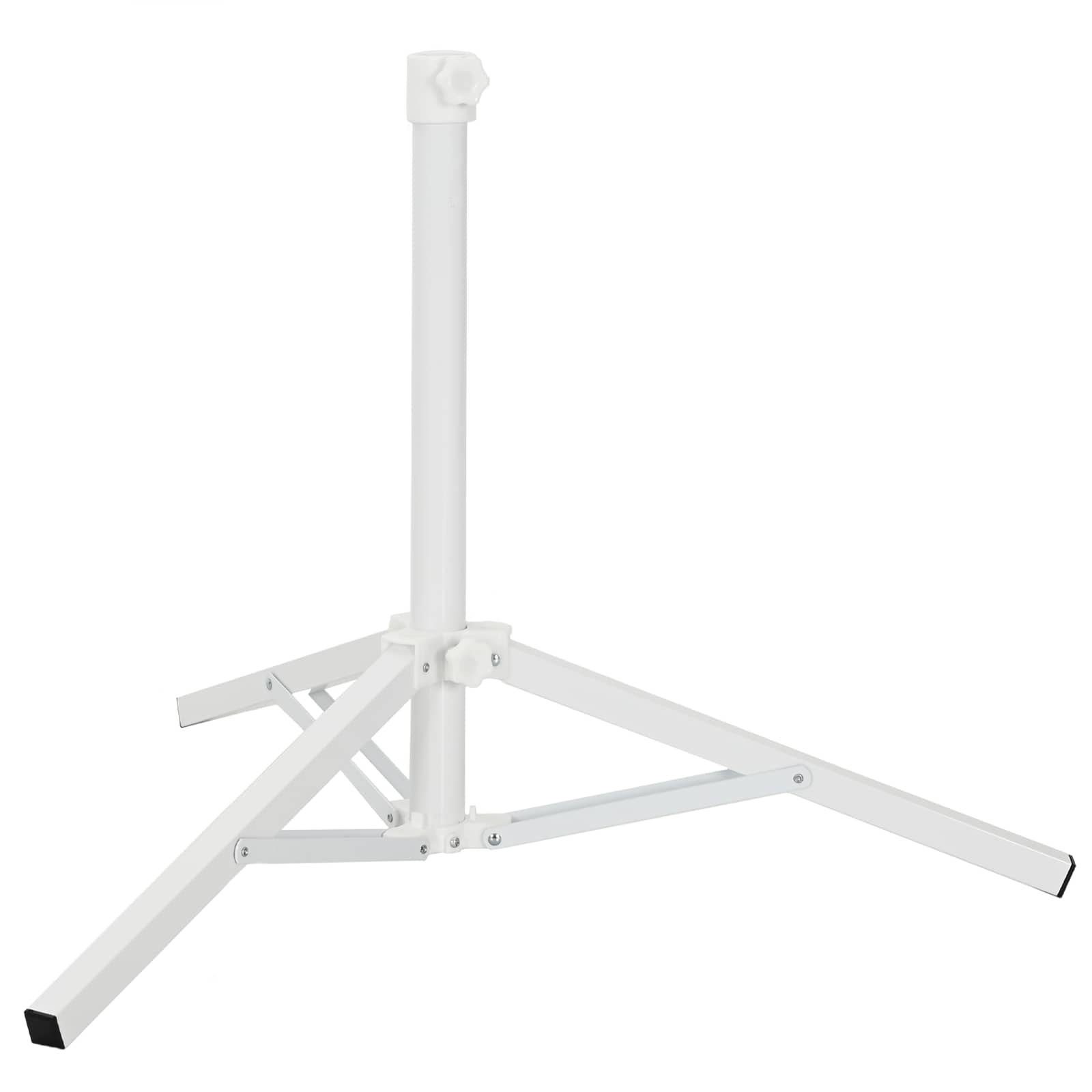 Maison Exclusive - Parasol Stand Weiß Stahl For 25-32 Mm Pole