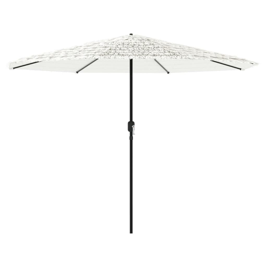Maison Exclusive - Sonnenschirm Mit Stahlmast Weiß 388x388x248 Cm