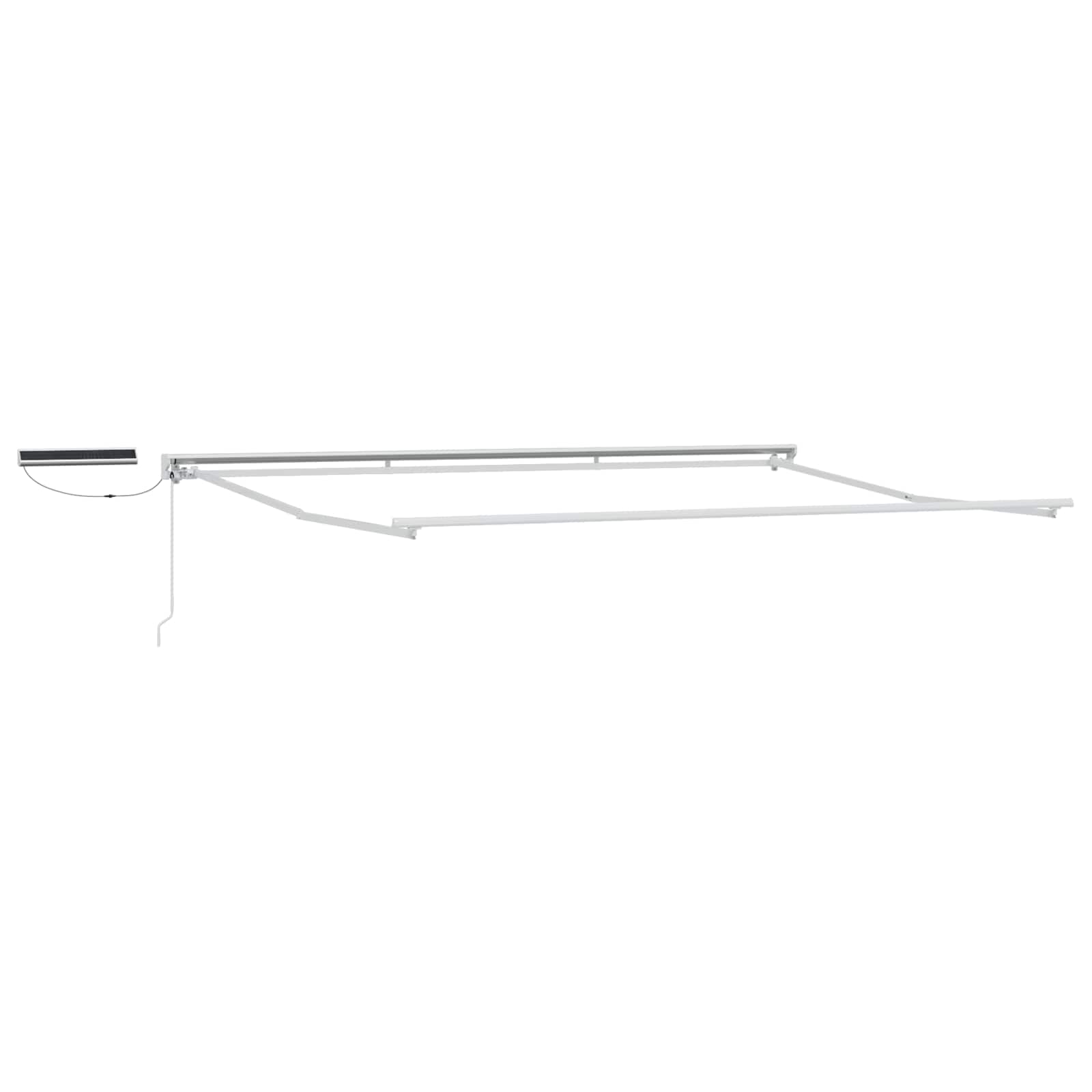Maison Exclusive - Elektrisches Markisenrahmen Weiß 4,5 X 3,5 M S