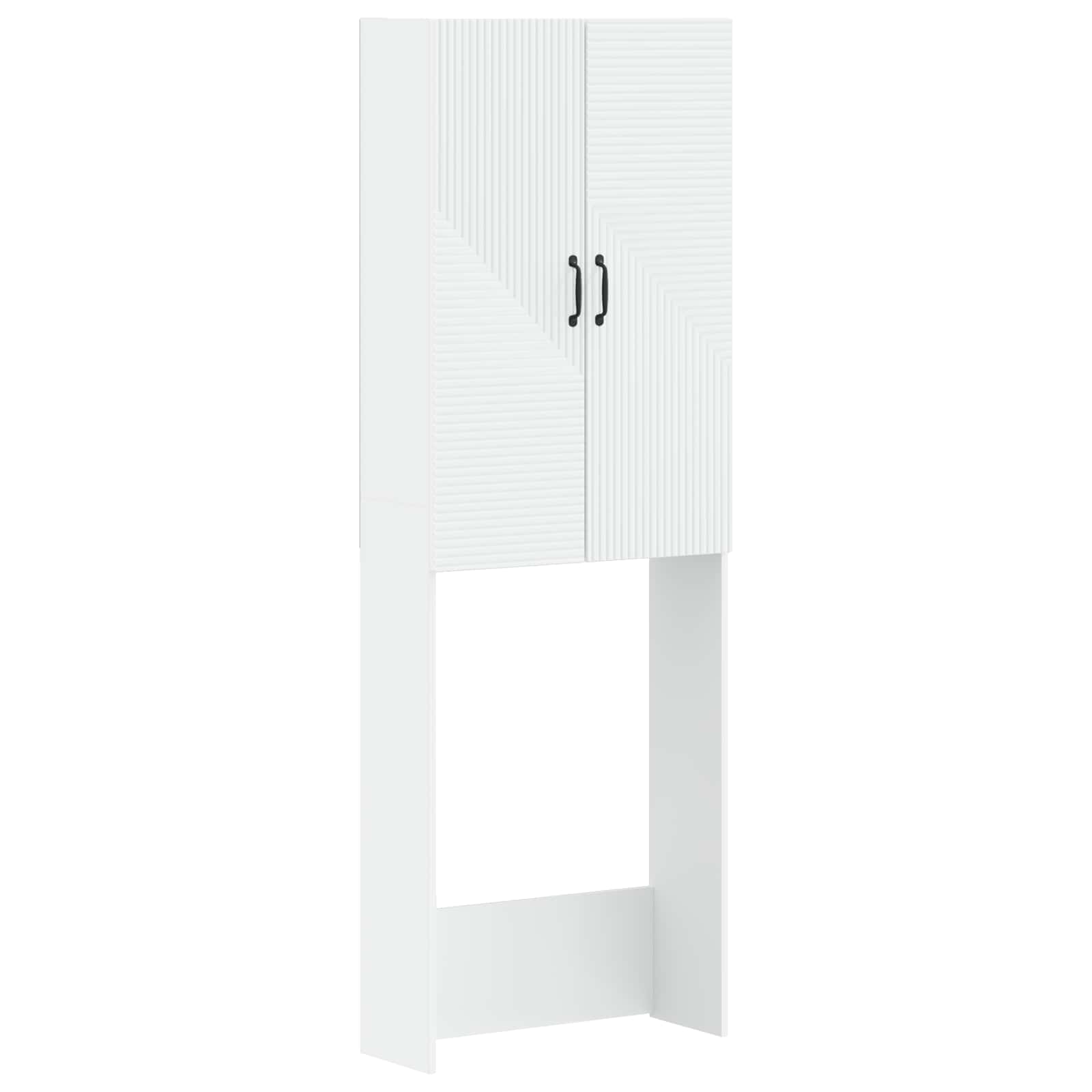 Maison Exclusive - Toilettenschrank Haarlem Weiß 66 X 25,5 X 190