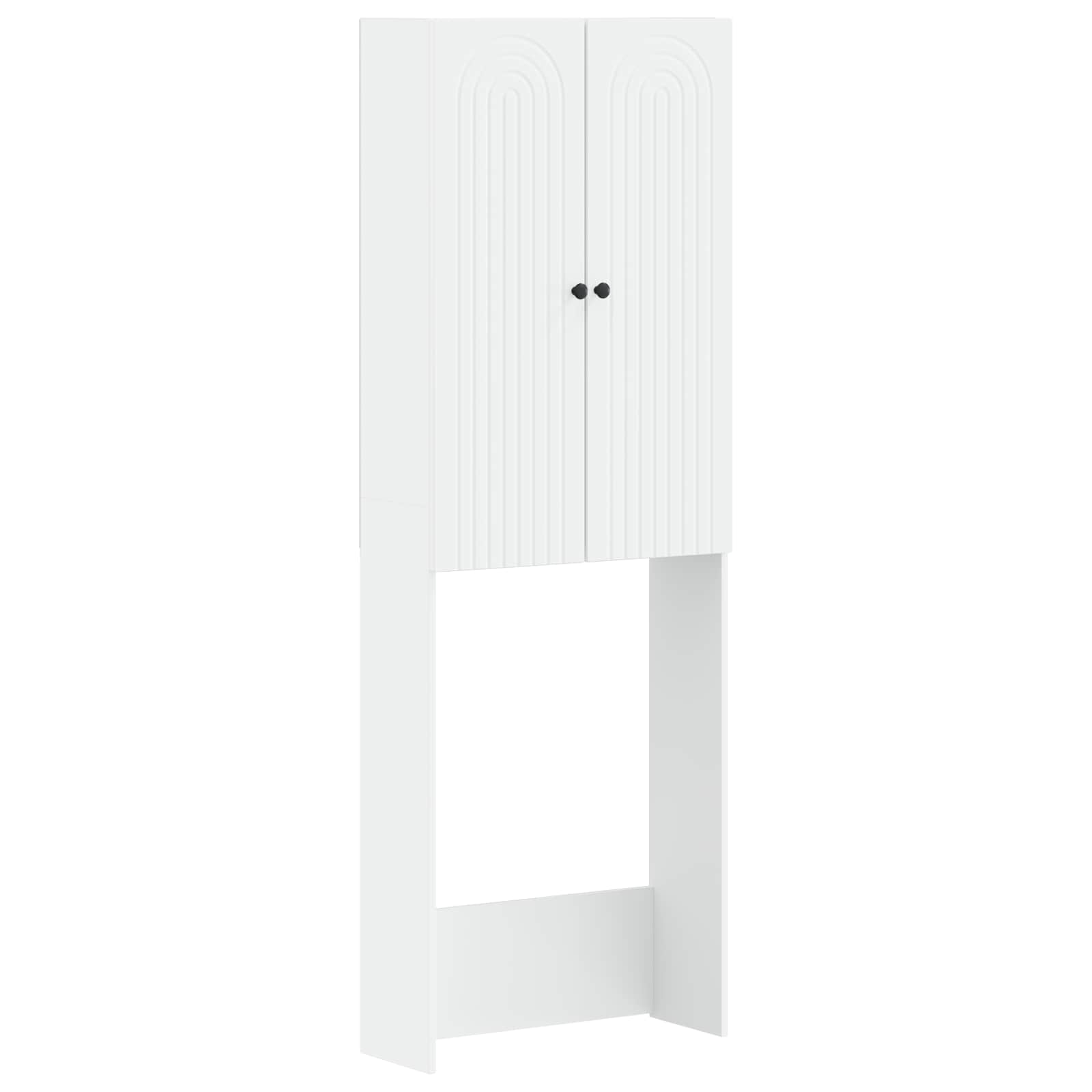 Maison Exclusive - Toilettenschrank Alkmaar Weiß 66 X 25,5 X 190
