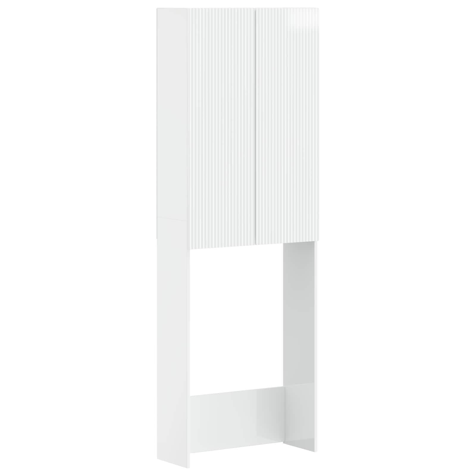 Maison Exclusive - Toilettenschrank Arnhem Hochglanz Weiß 66 X 25