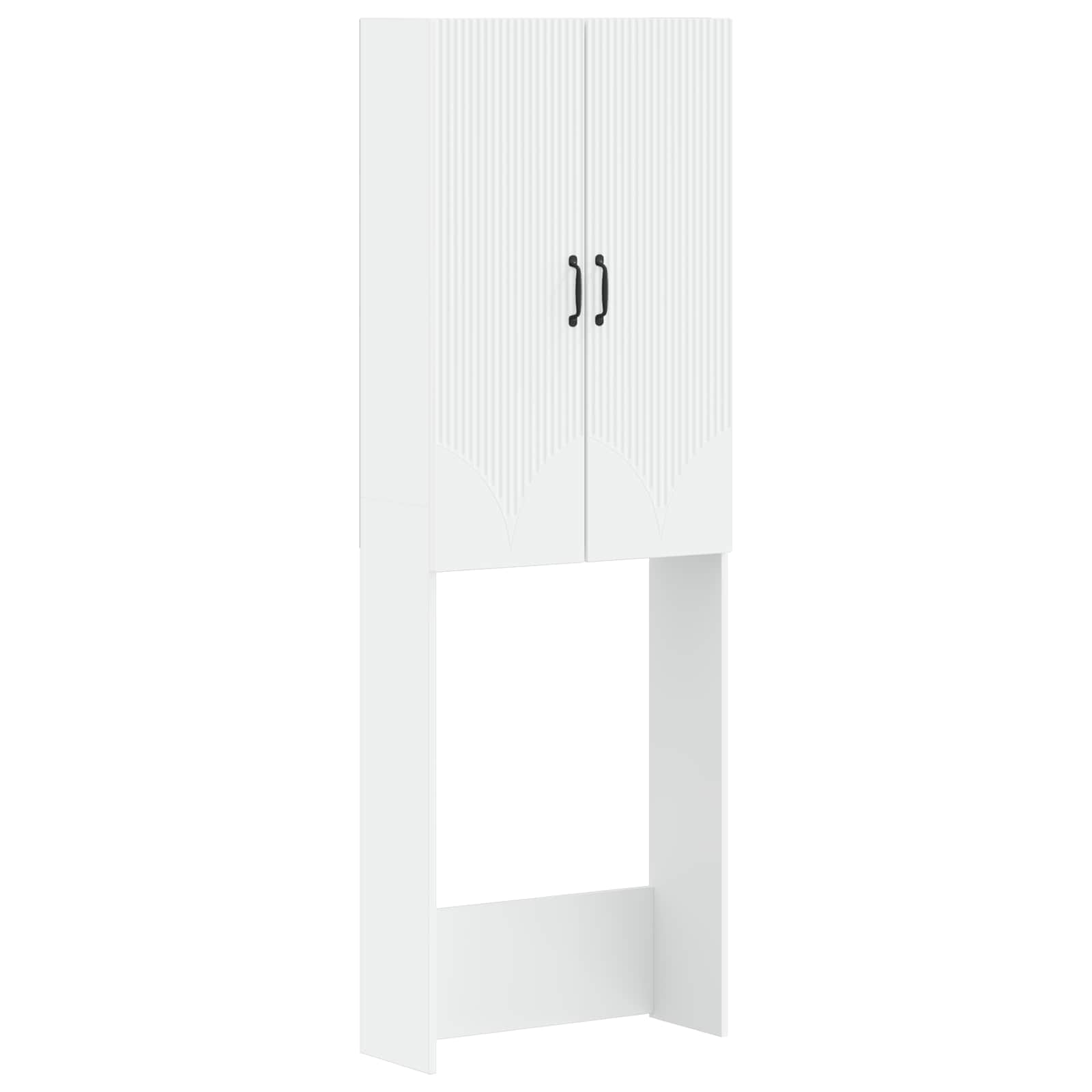 Maison Exclusive - Toilettenschrank Hoorn Weiß 66 X 25,5 X 190 Cm
