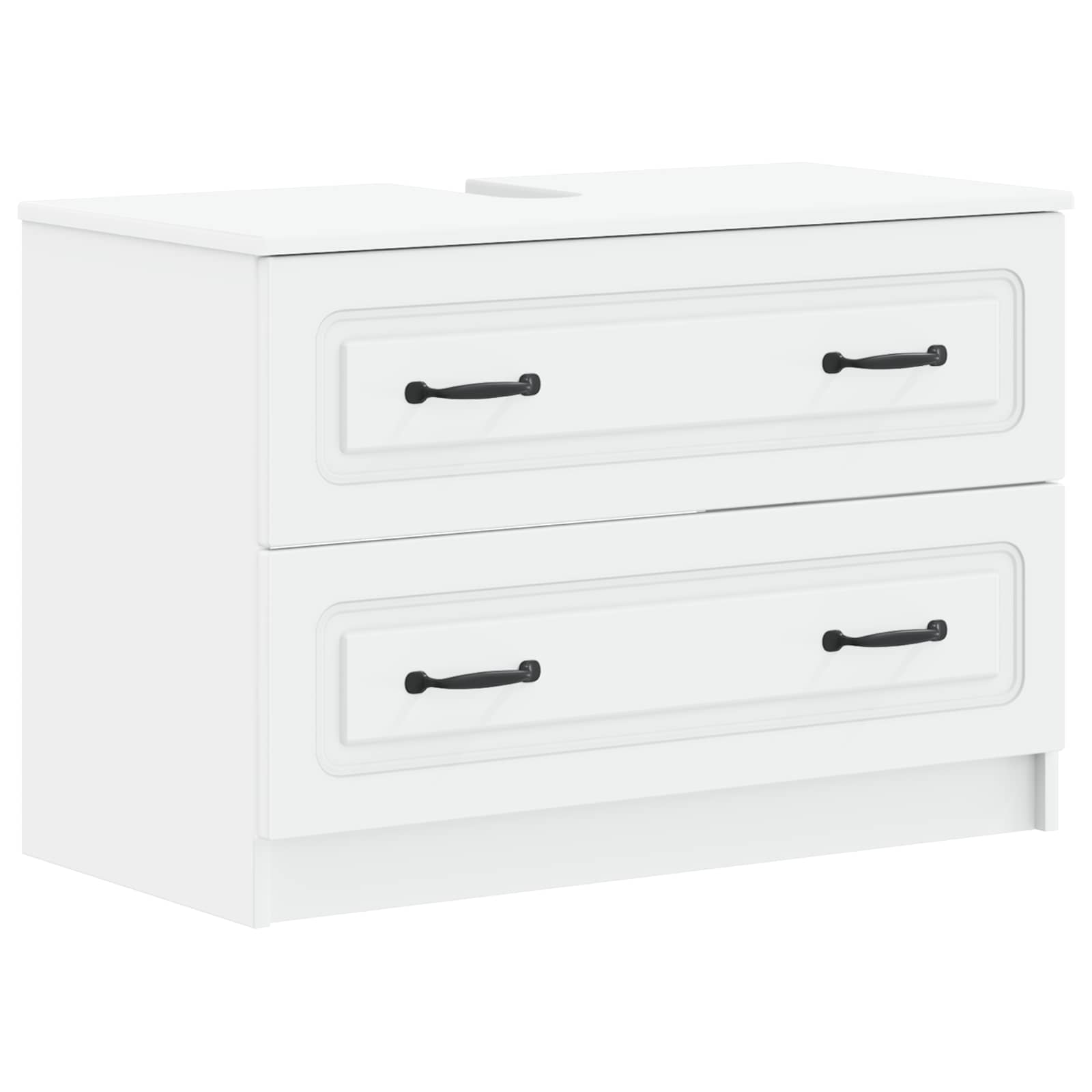 Maison Exclusive - Waschbeckenschrank Utrecht Weiß 82 X 41 X 56 C