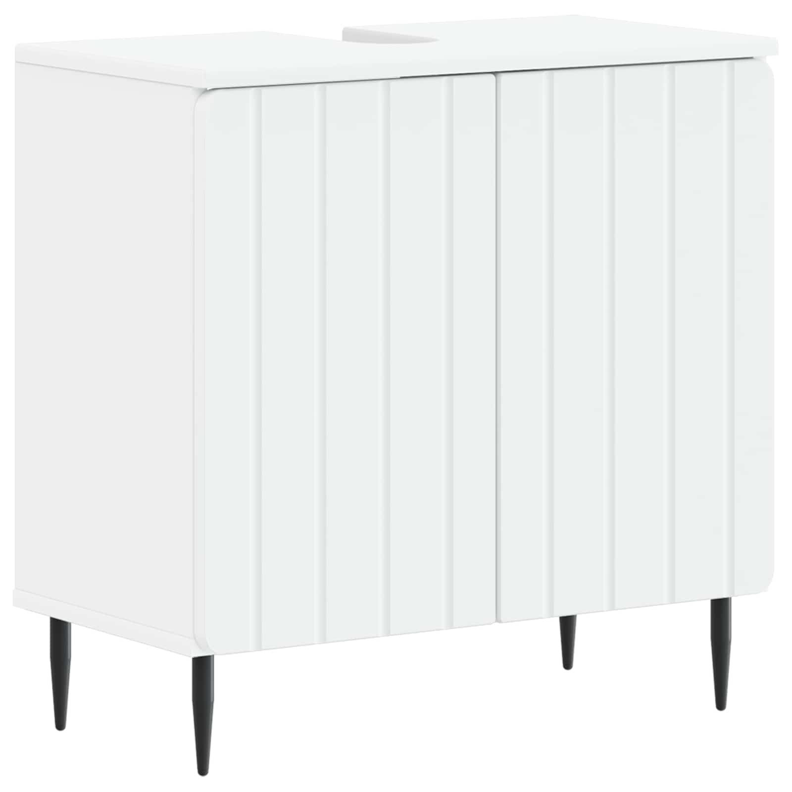 Maison Exclusive - Waschbeckenschrank Zwolle Weiß 59,5 X 31,5 X 5