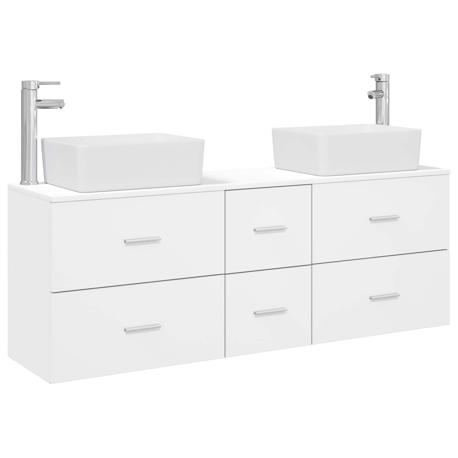 Maison Exclusive - Badezimmerschrank-set 3 Stk. Weiß 53 X 34,5 X