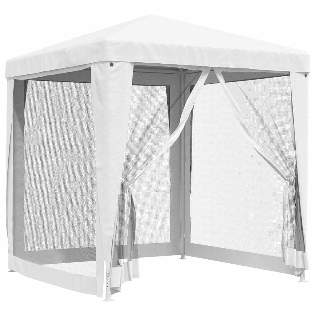 Maison Exclusive - Partyzelt Mit 4 Netz-seitenwänden 2 X 2 M Weiß