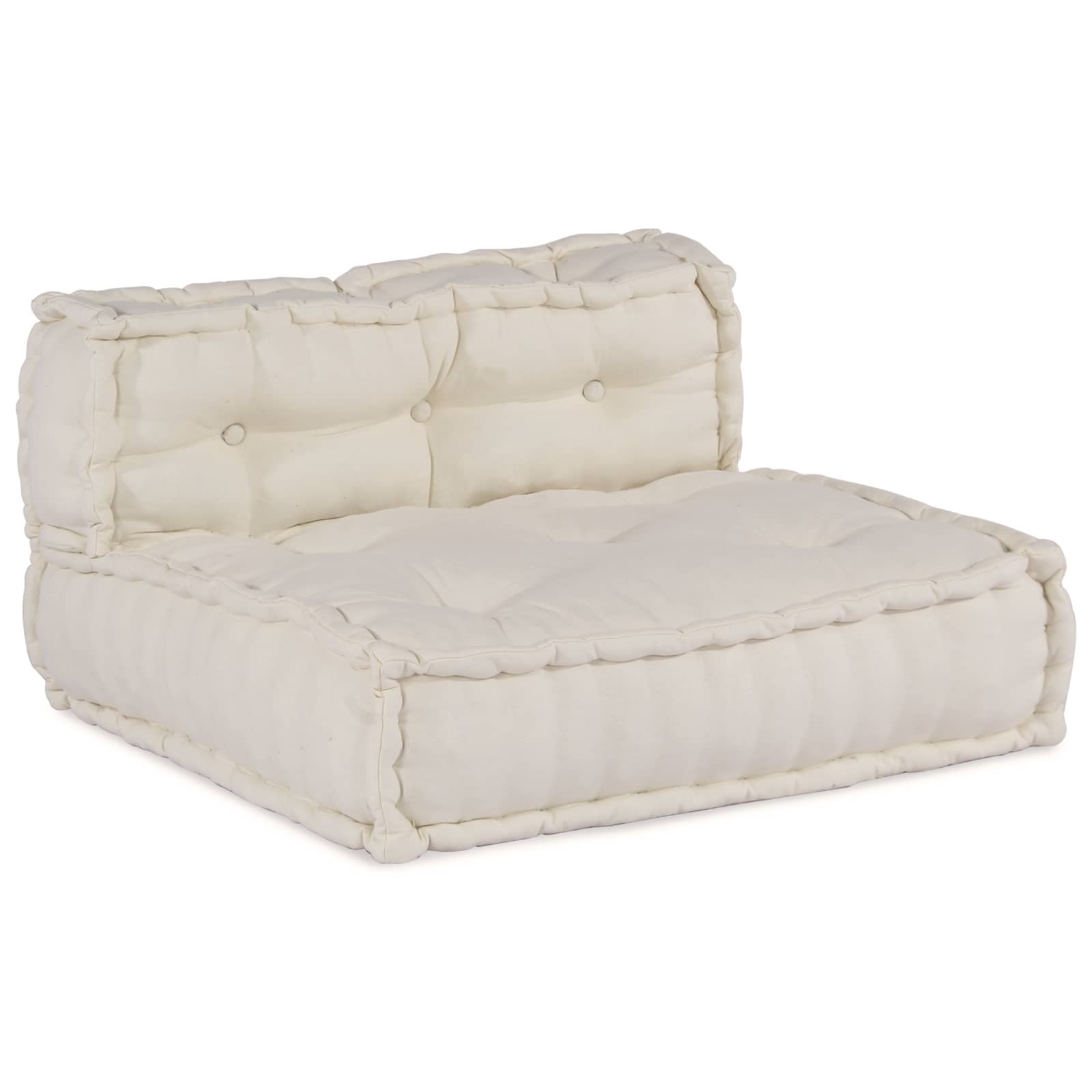 Maison Exclusive - Modulare Sofagarnitur Stoff Creme 210 X 70 X 5