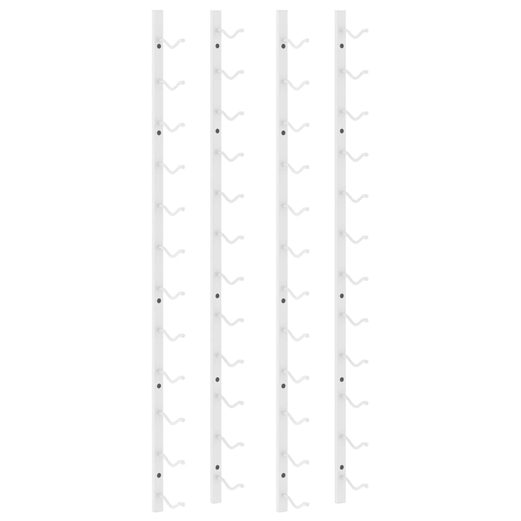 Maison Exclusive - Wand-weinregal Für 12 Flaschen 2 Stk. Weiß Eis
