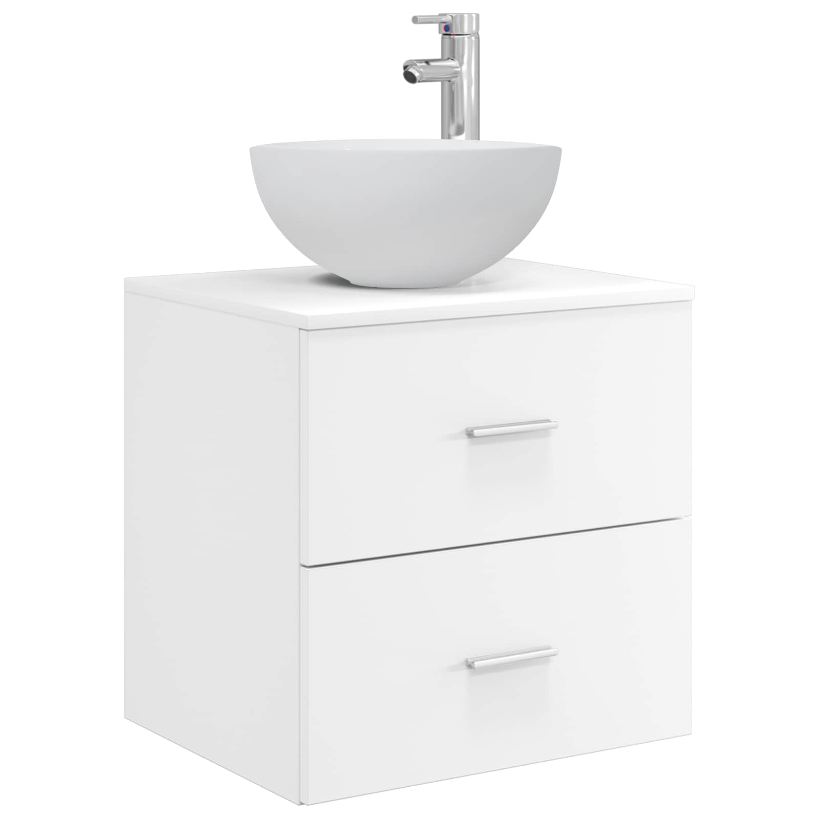 Maison Exclusive - Wandmontierte Waschtisch Weiß 49,5 X 41 X 64,5