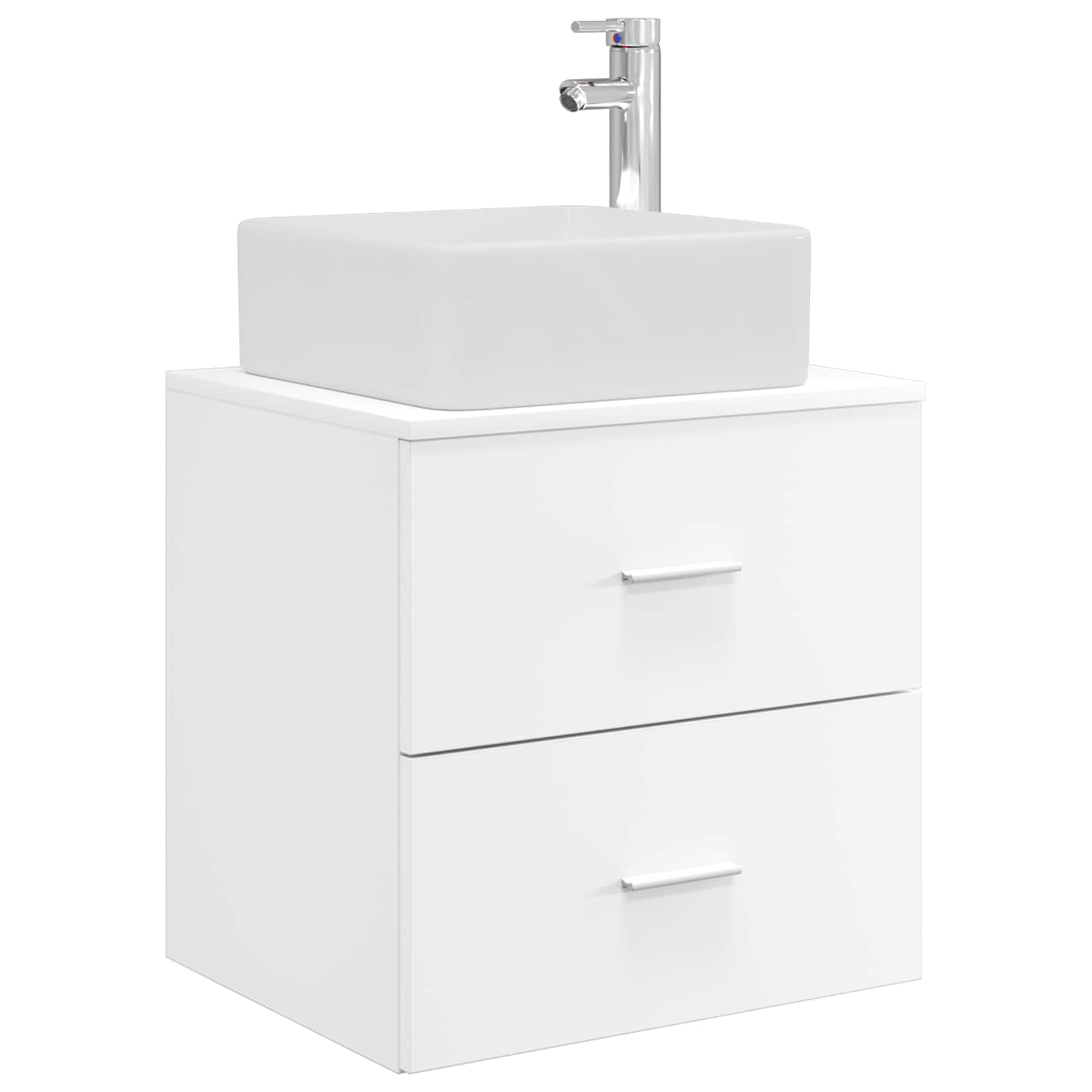 Maison Exclusive - Wandmontierte Waschtisch Weiß 53 X 34,5 X 63 C