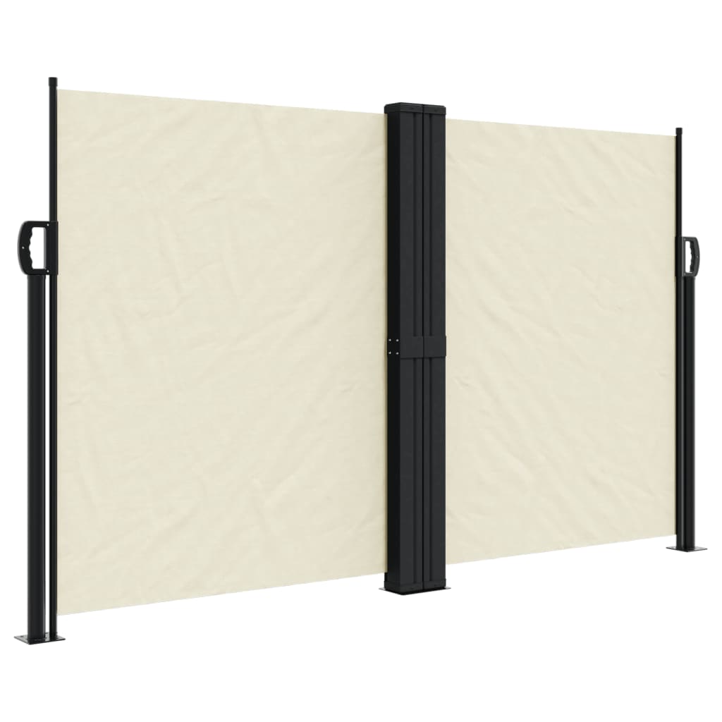 Maison Exclusive - Seitenmarkise Ausziehbar Creme 140x1200 Cm