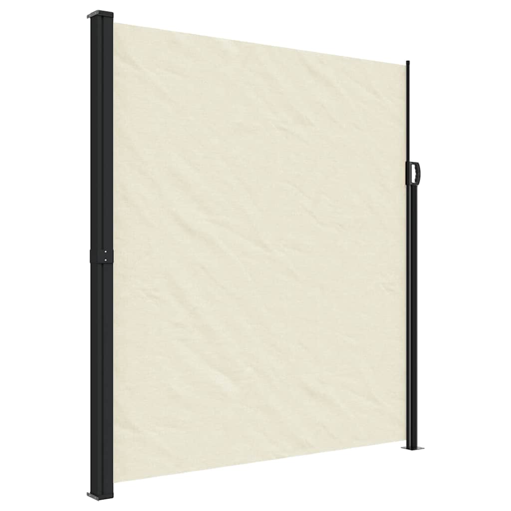 Maison Exclusive - Seitenmarkise Ausziehbar Creme 220x500 Cm