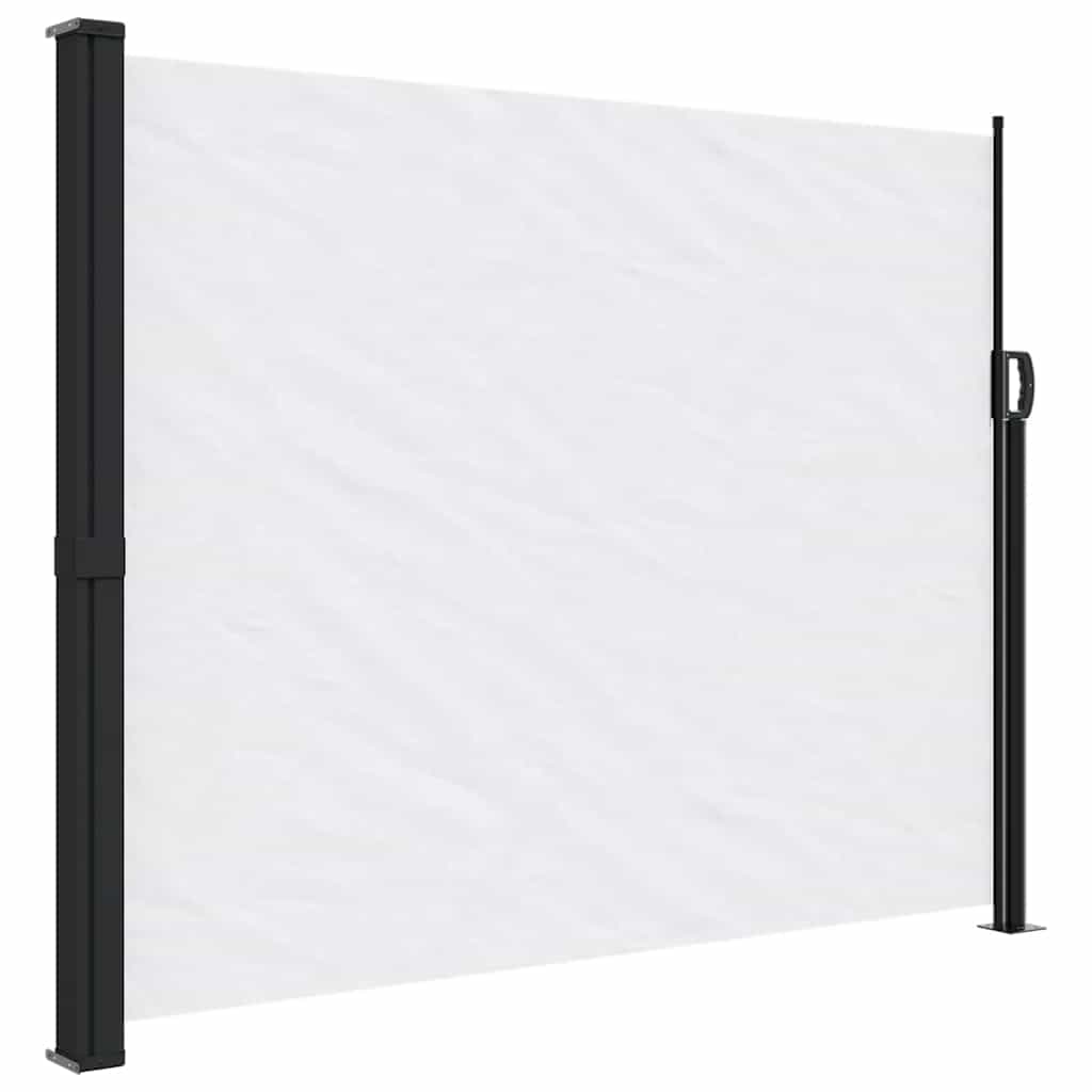 Maison Exclusive - Seitenmarkise Ausziehbar Weiß 170x300 Cm