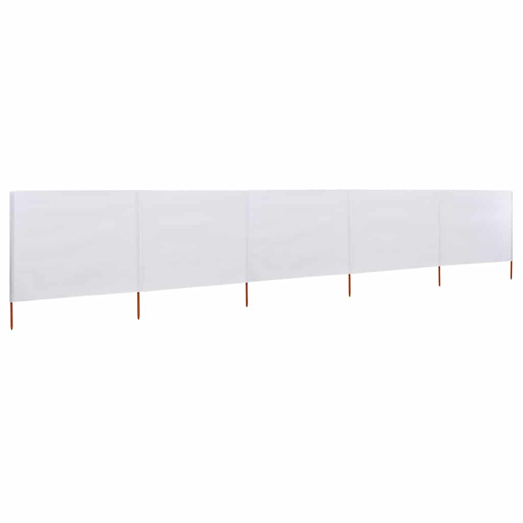 Maison Exclusive - 5-teiliges Windschutzgewebe 600 X 80 Cm Sandwe