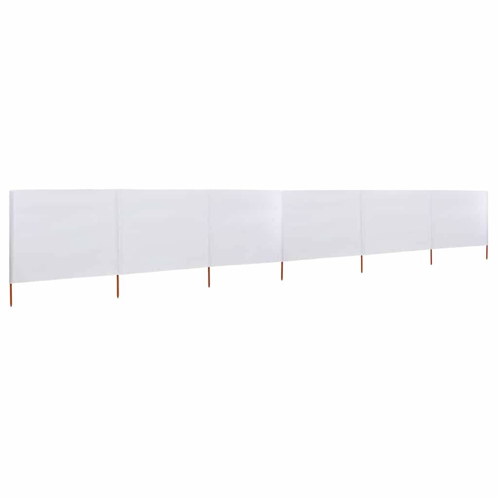 Maison Exclusive - 6-teiliges Windschutzgewebe 800 X 120 Cm Sandw