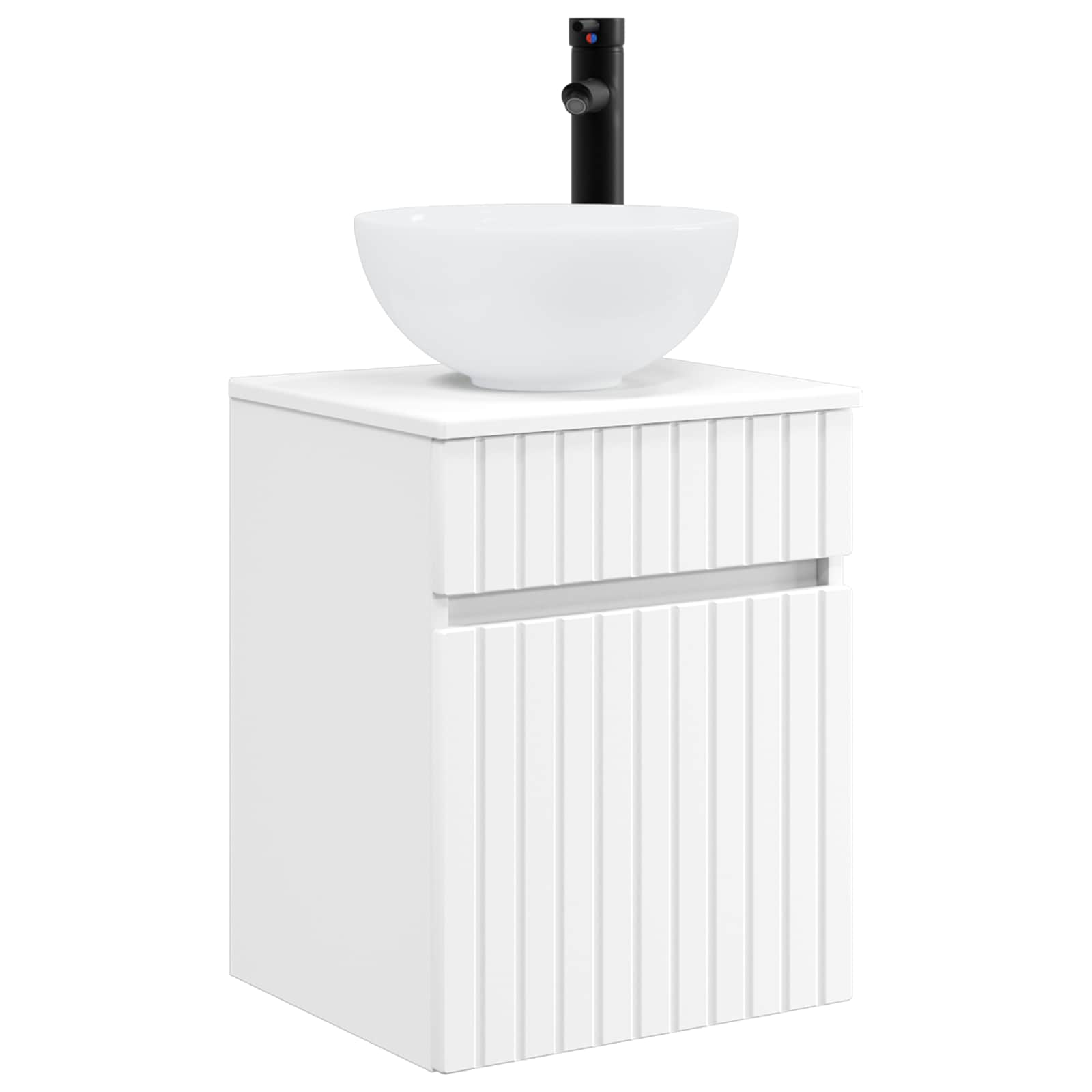 Maison Exclusive - Wandmontierte Waschbecken-vanität Weiß 39 X 41