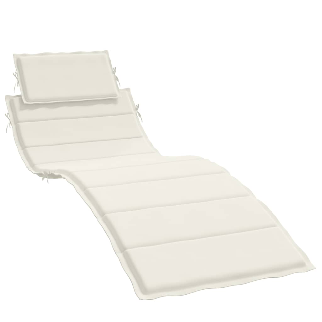 Maison Exclusive - Sonnenliegen-auflage Melange Creme 186x58x4 Cm