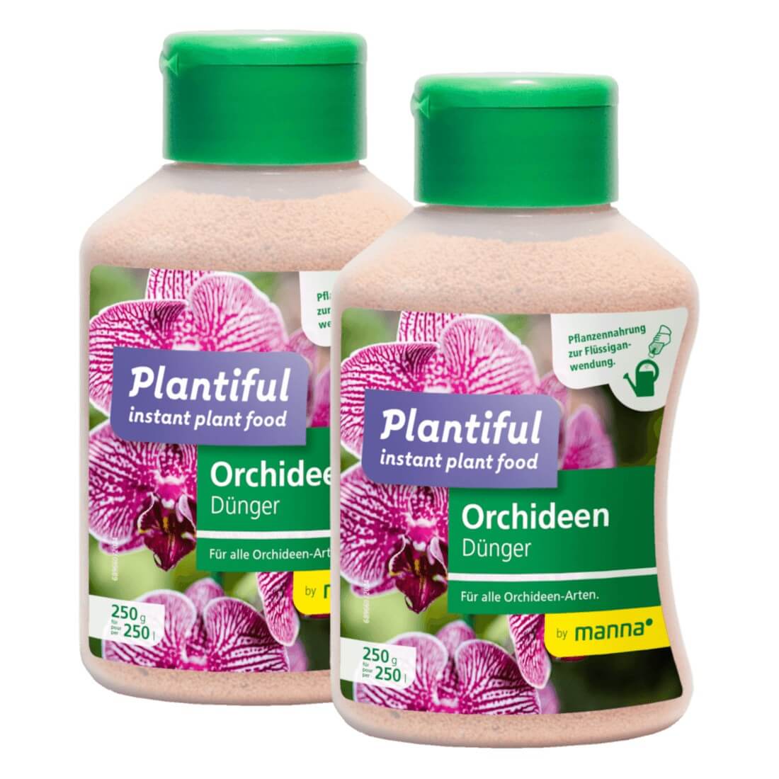 Manna Plantiful Orchideen 500 G Instant Plant Food Dünger Zimmerpflanzen Innen