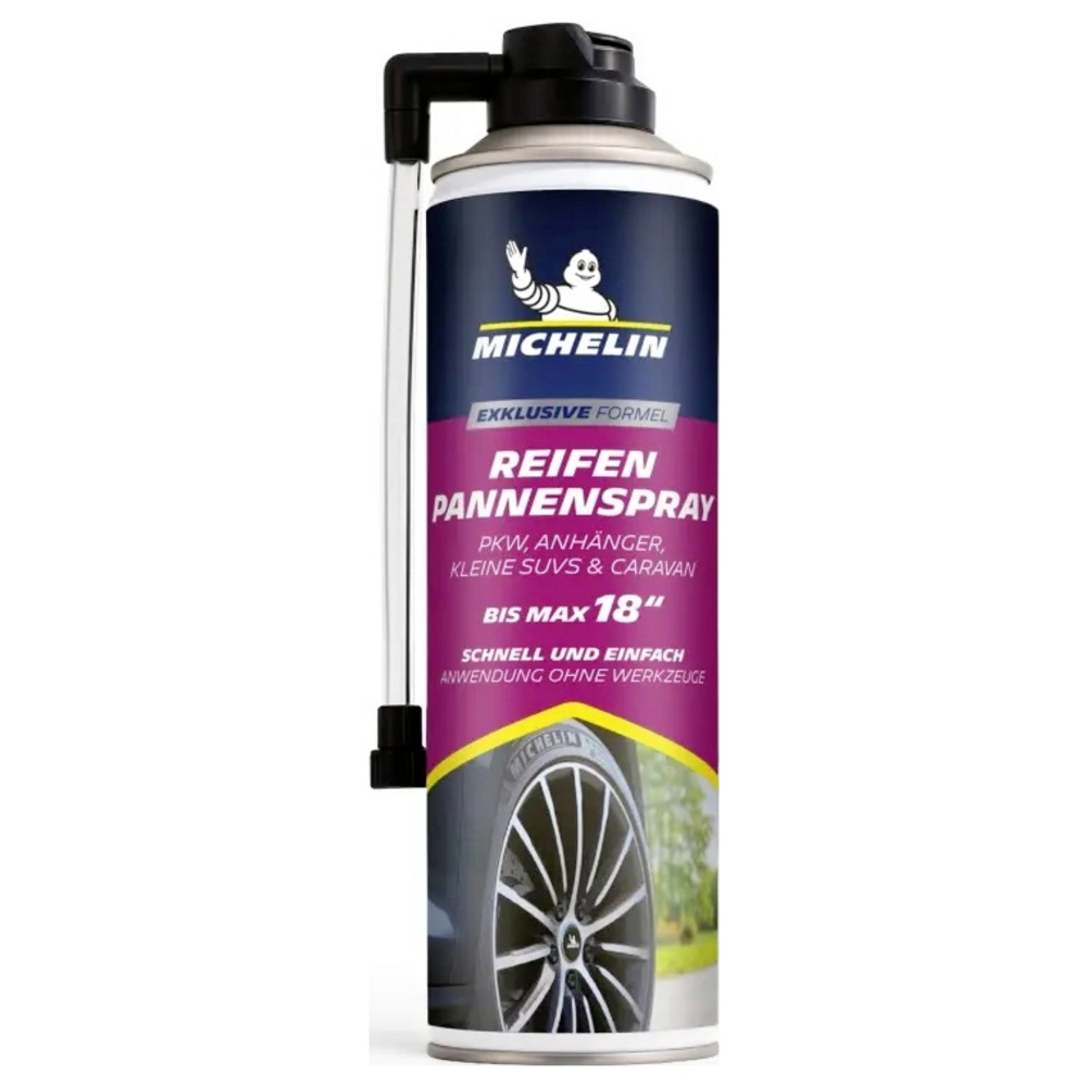 Michelin 650100 Reifenpannenspray Pkw Pannenspray 500 Ml