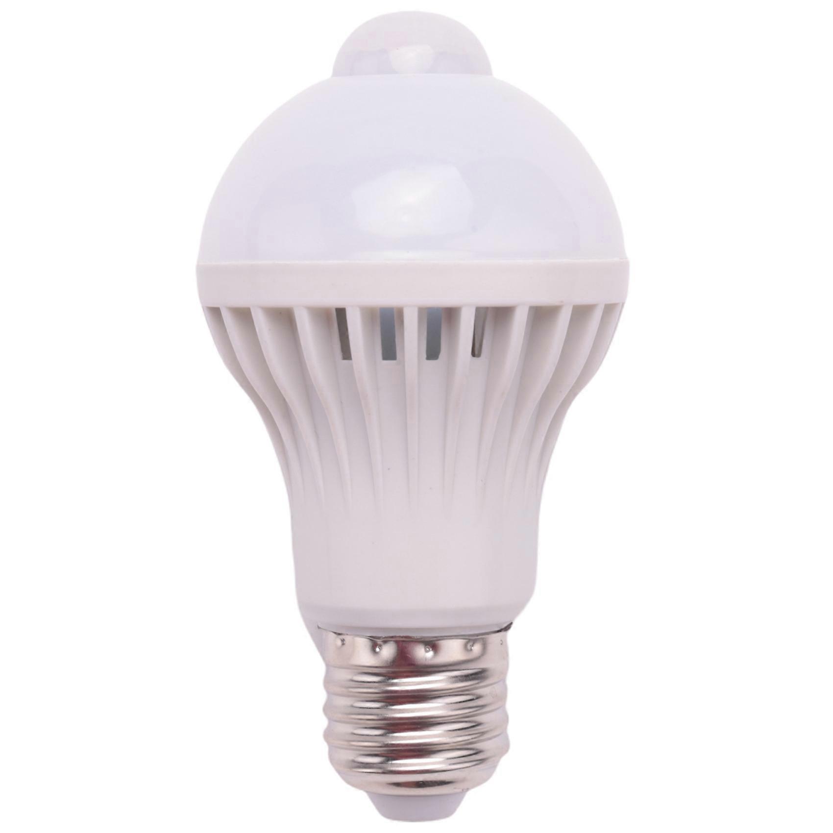 E27 5w Led-lampe Mit Pir-bewegungsmelder, Kugellampe Für Die Innenbeleuchtung, Infrarotsensor, Energiesparlampe, Warmweiß, Für Den Heimgebrauch, 1 Stück Pro Packung.