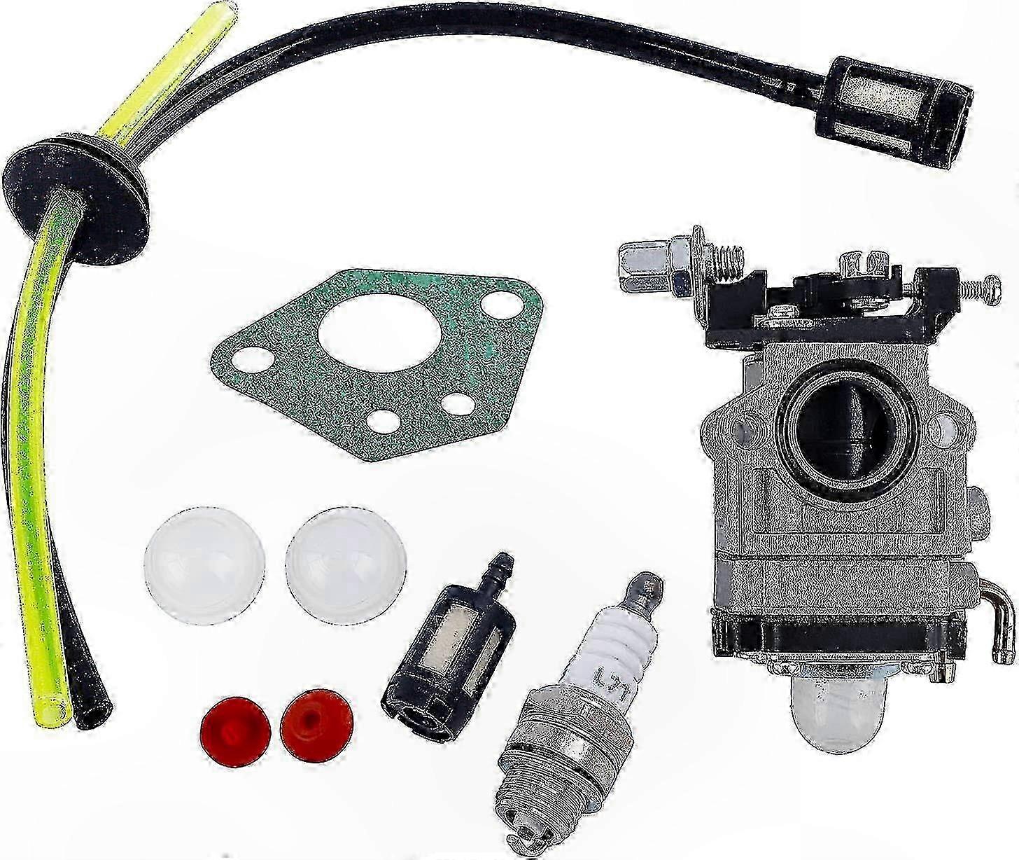 Vergaser-reparatursatz Mit Dichtung, Schlauch, Zündkerze Und Kraftstofffilter Für 52cc 49cc 43cc Rasentrimmer (1 Set)