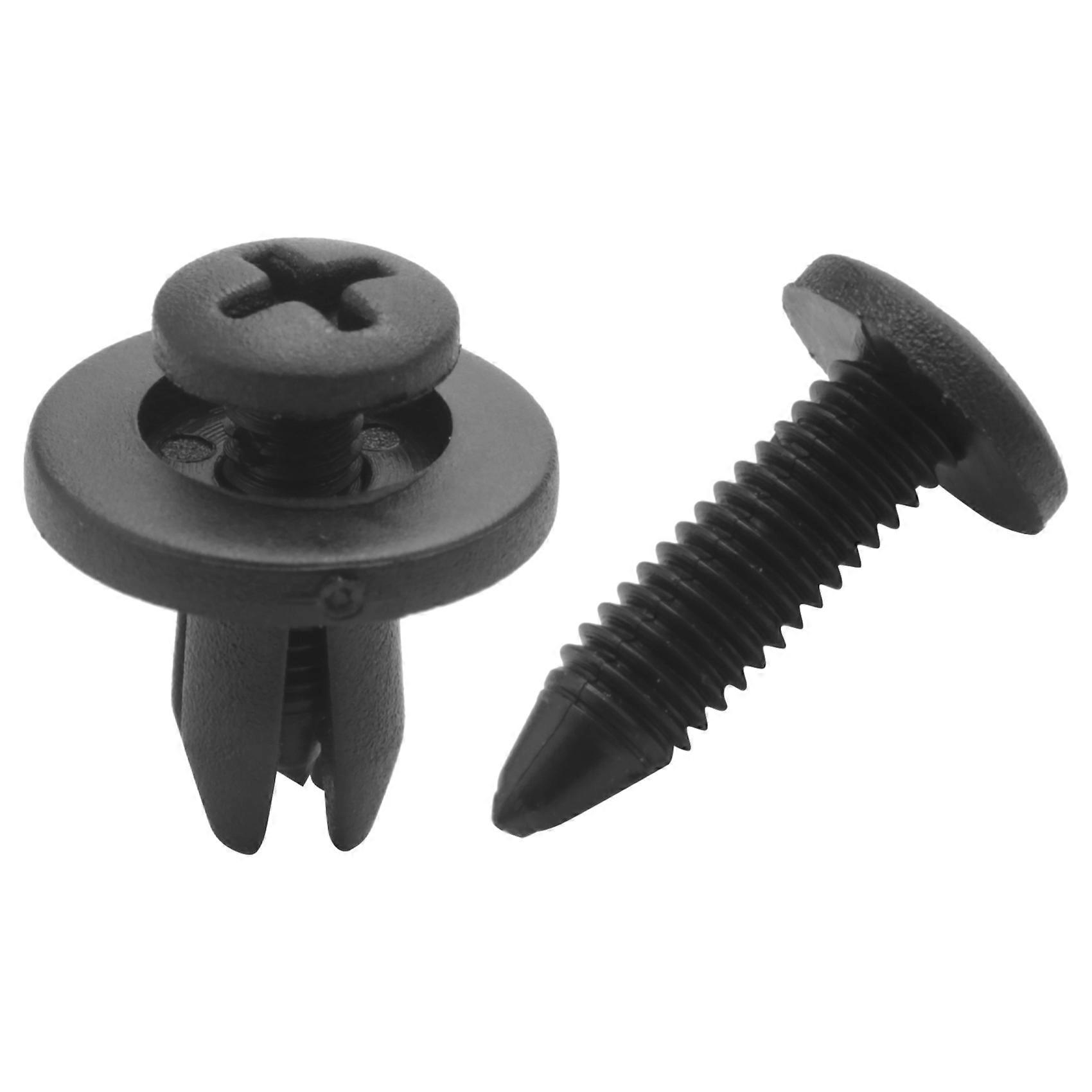 50 Stück 6 Mm Kunststoff-drucknieten-stoßdämpfer-clips