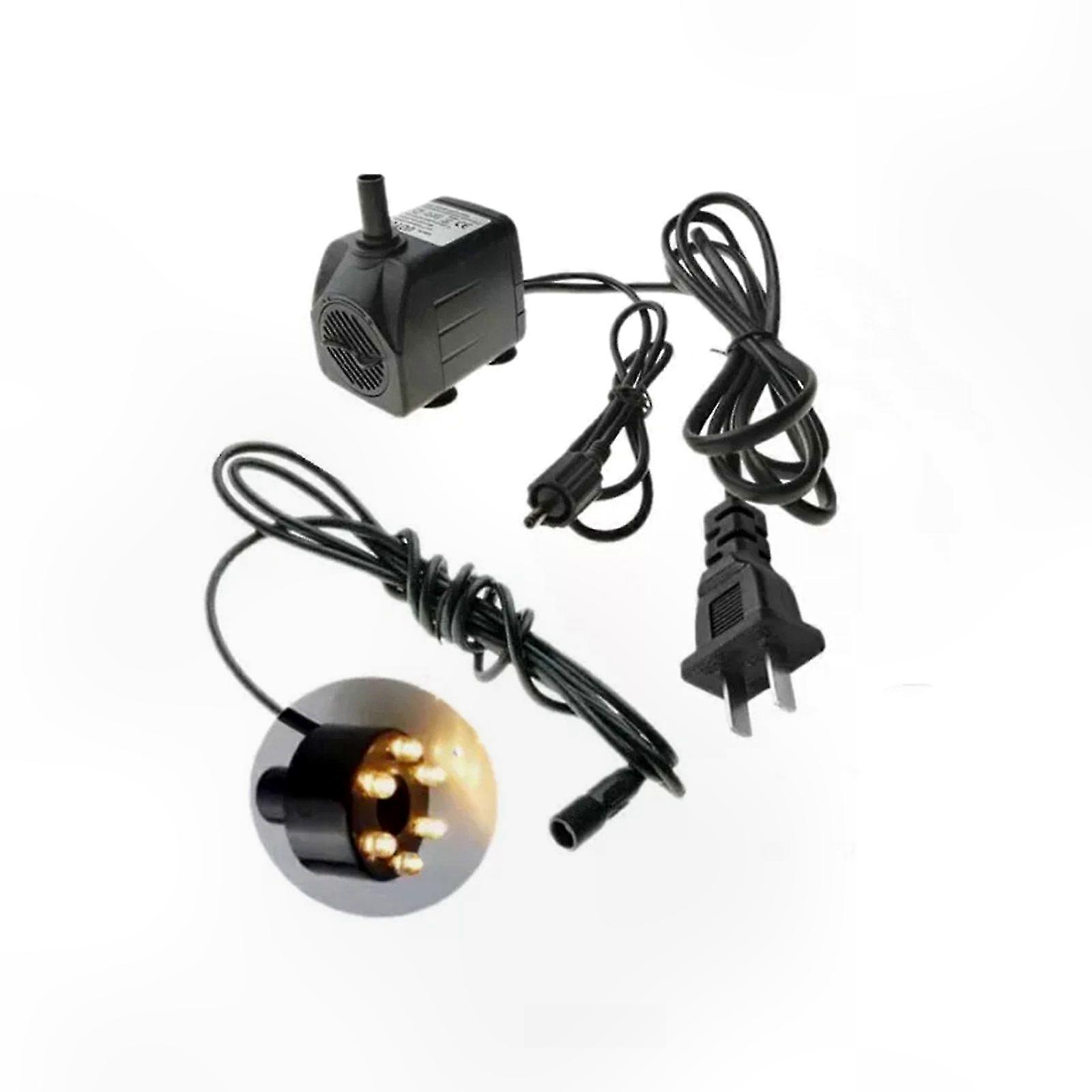 Tauchpumpe 12v Mit Led-beleuchtung Für Springbrunnen Und Teiche