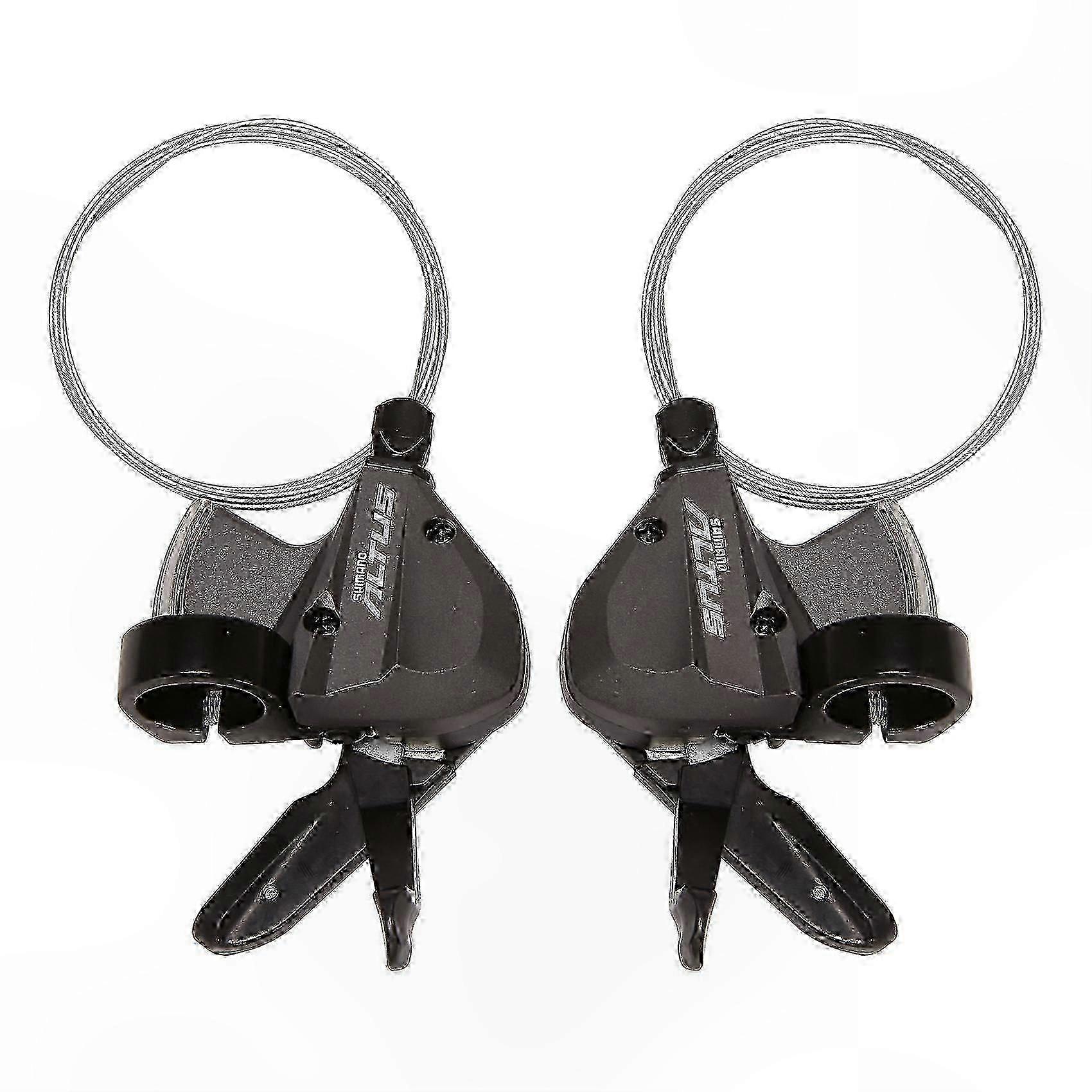 9-gang-schalthebelset Mit Innenverlegtem Kabel, Kompatibel Mit 3x9-antrieben, Ergonomischer Auslöser Für Mountainbikes Und Rennräder.